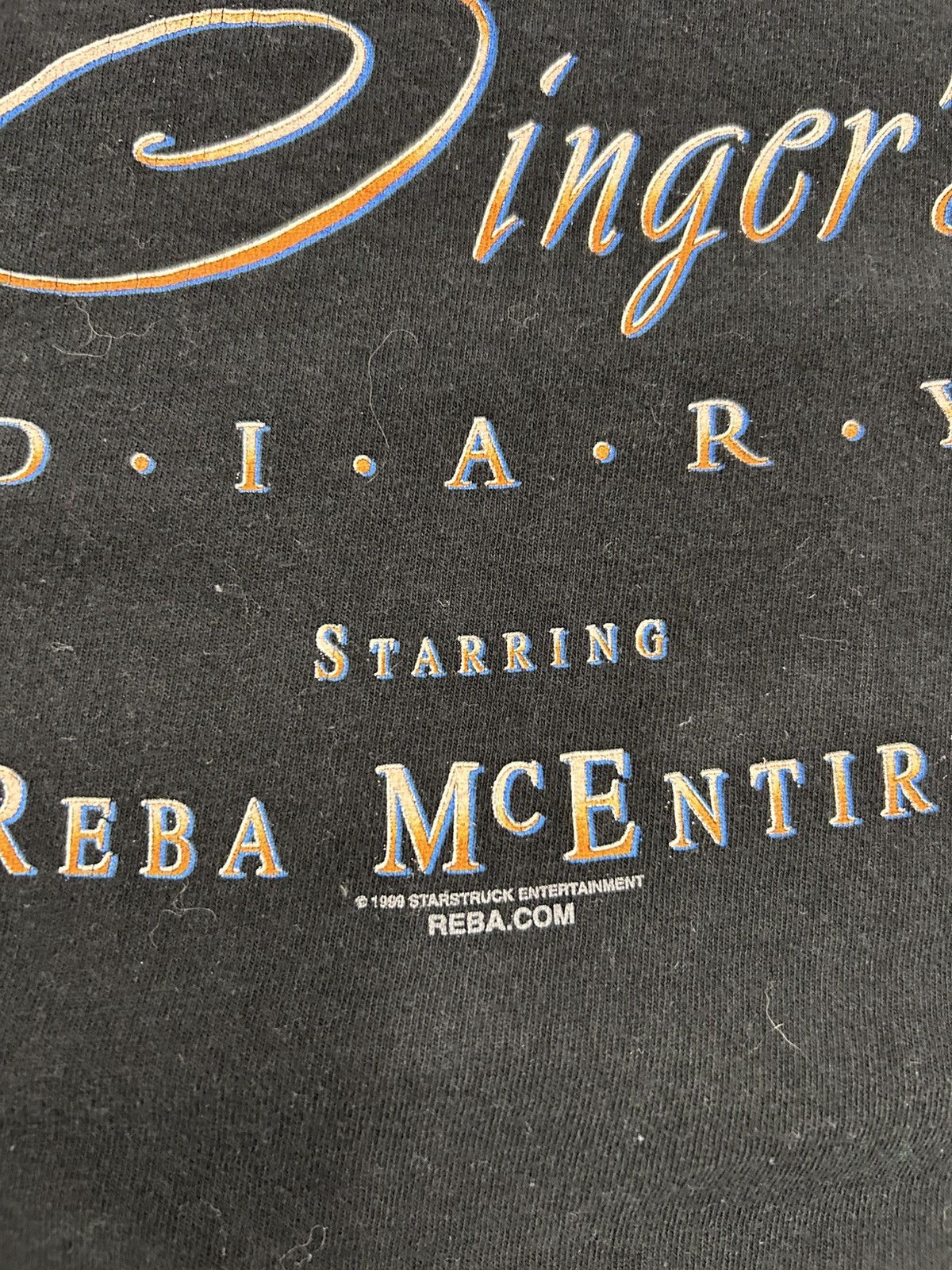 Band Tees Vintage Reba Mcentire Shirt XL Black 90s Singers Diary Size US L / EU 52-54 / 3 - 7 Thumbnail
