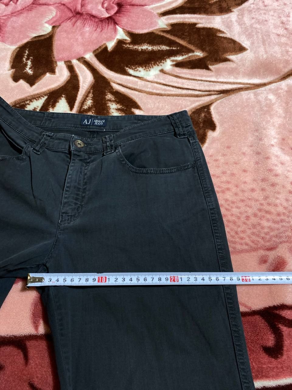 Armani × Vintage Vintage Armani Pocket Logo Baggy Jeans Y2K 32 Size US 30 / EU 46 - 18 Thumbnail