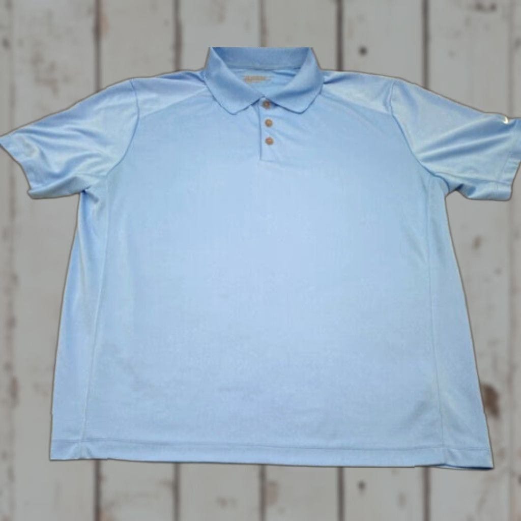 Nike Nike Golf Polo Shirt Mens XL Tour Dri-Fit Blue - 509167-412 - Short Sleeve, Button Placket, Logo, Knit 100% Polyester, Regular Fit, Collared, Golf Size US XL / EU 56 / 4 - 1 Thumbnail