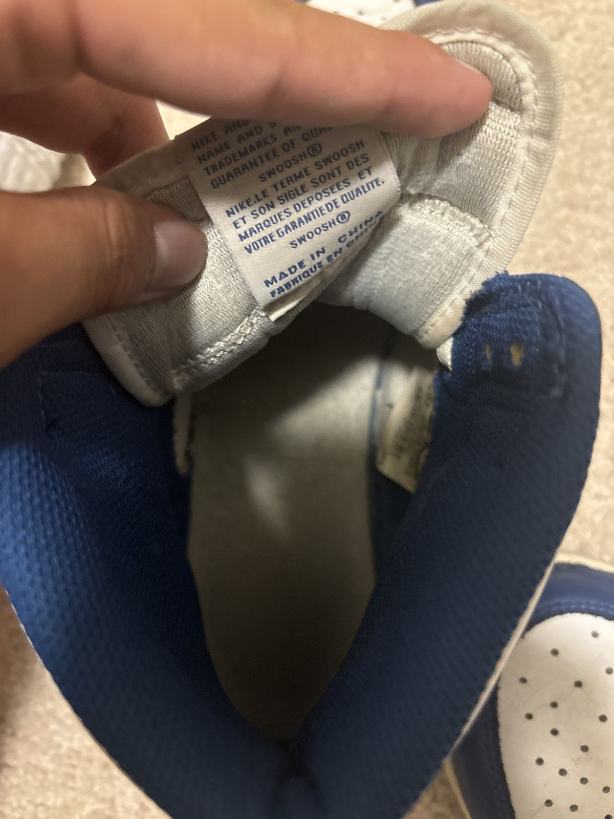 Jordan Brand × Nike Jordan 1 Storm Blue Size US 10.5 / EU 43-44 - 9 Thumbnail