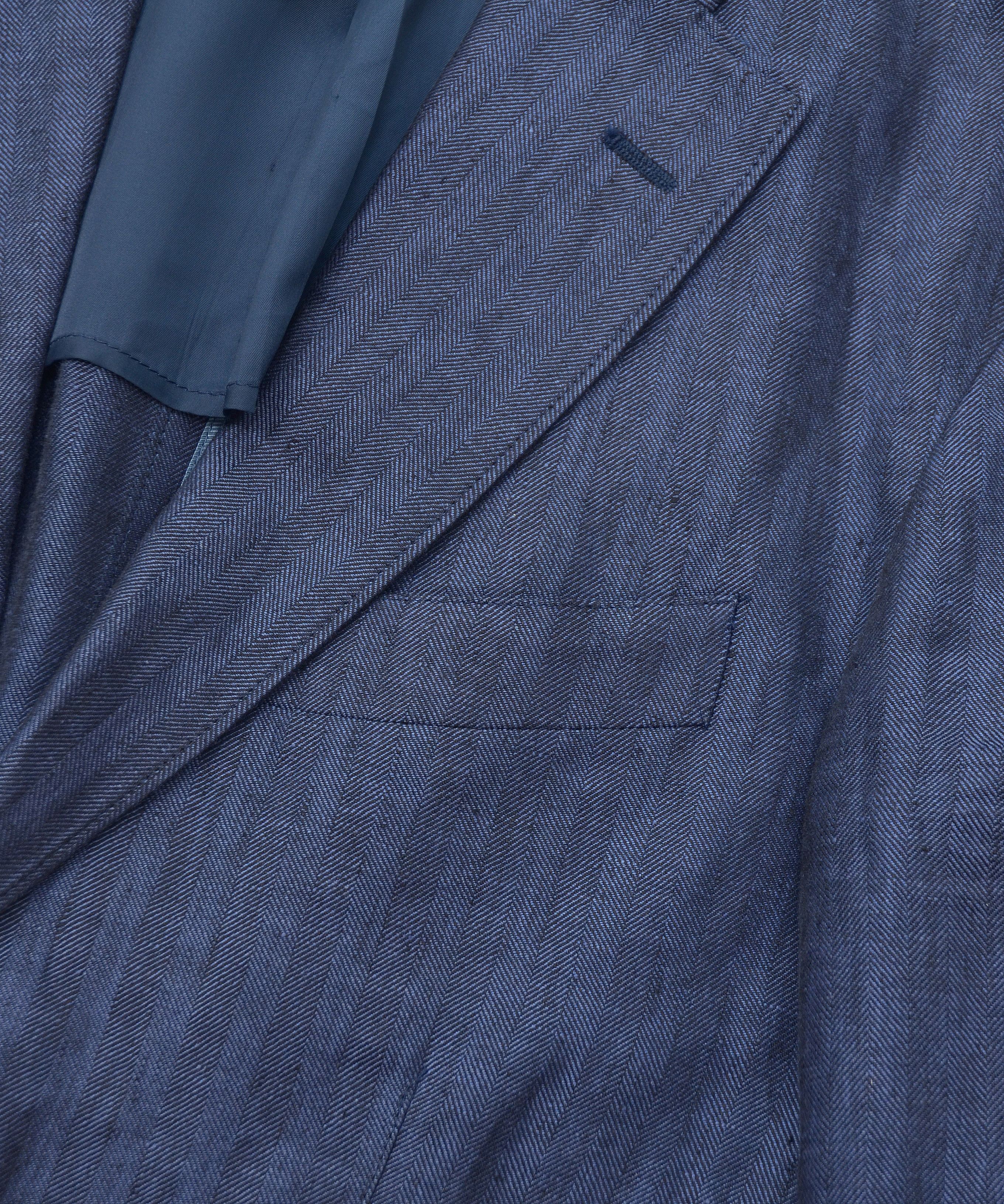 Mossimo Massimo Lonigro Napoli 100% Puro Lino Sport Coat Blazer Size 48R - 9 Thumbnail