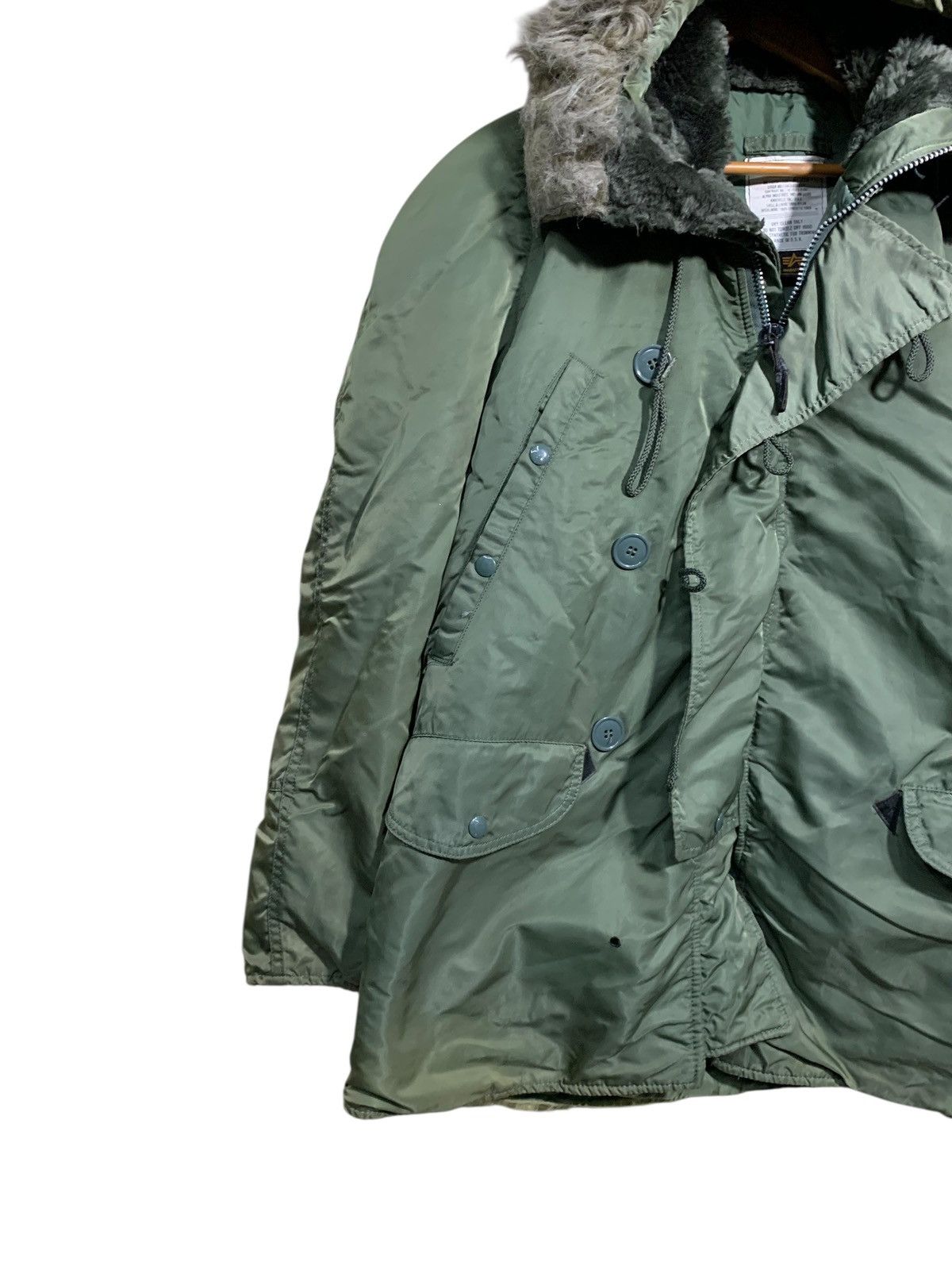 Alpha Industries 🔥VTG ALPHA INDUSTRIES N-3B FUR PARKA JACKET Size US M / EU 48-50 / 2 - 2 Thumbnail
