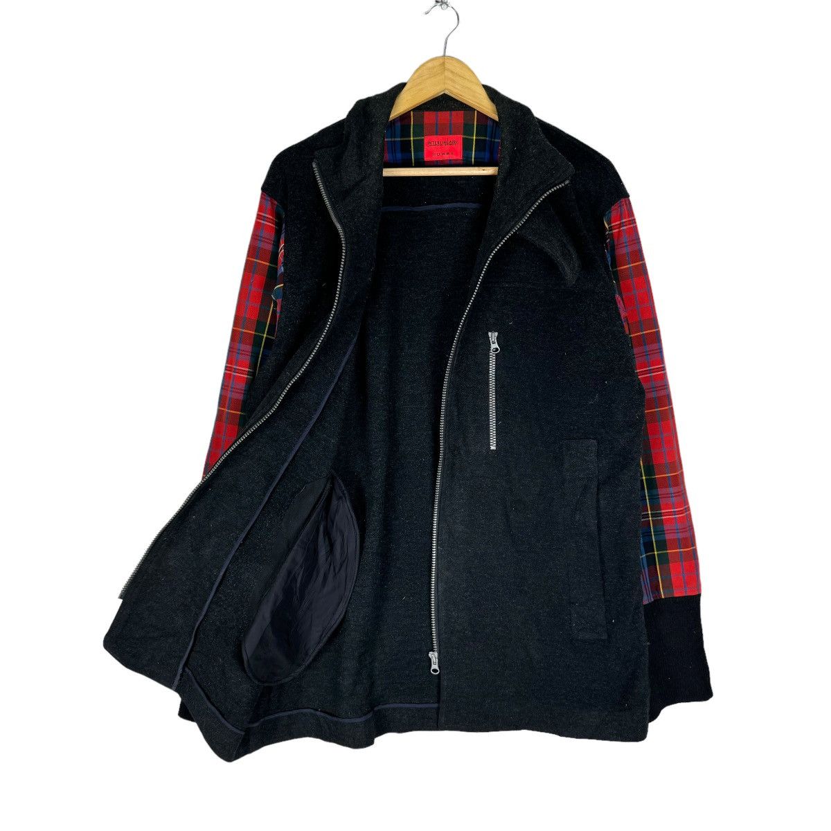 Japanese Brand ❄️INTERLINEAIRE HOMME MASATSUGU MIYAMOTO TARTAN ZIP JACKET Size US L / EU 52-54 / 3 - 9 Thumbnail