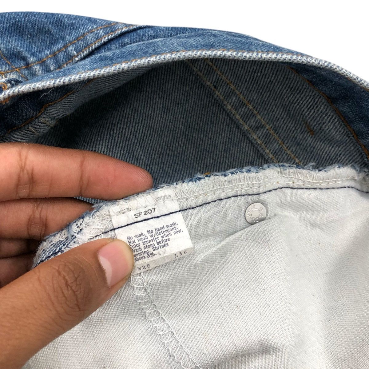 Levi's × Levi's Vintage Clothing × Vintage Vintage 80s Levis 517 Orange Tab #532 Boot Cut Flared Jeans Size US 28 / EU 44 - 8 Thumbnail