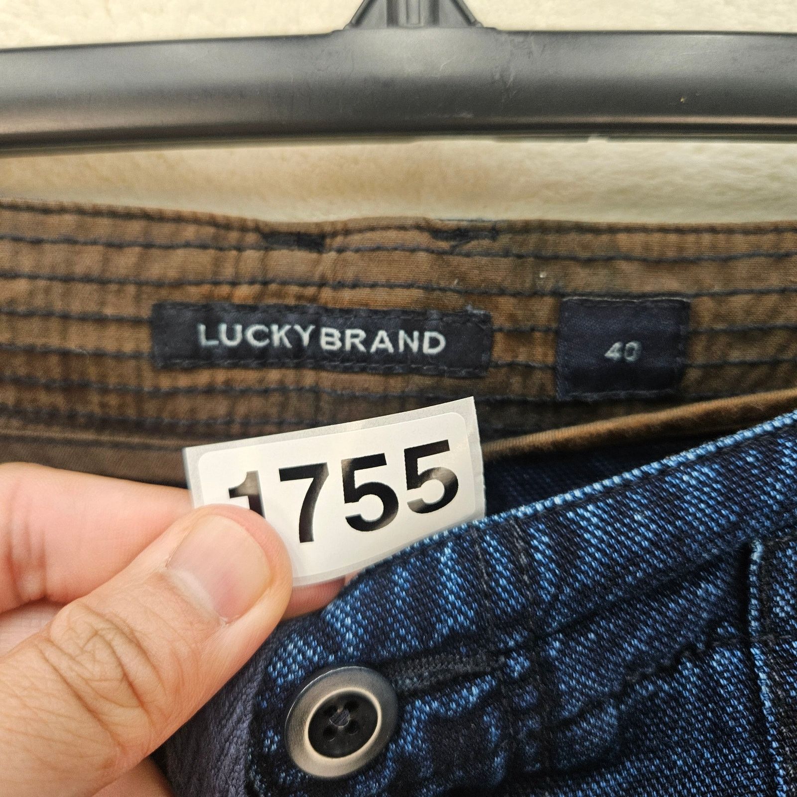 Lucky Brand LUCKY BRAND MEN'S 40 STRAIGHT LEG BREATHABLE JEANS DRAWSTRIN Size US 40 / EU 56 - 5 Thumbnail