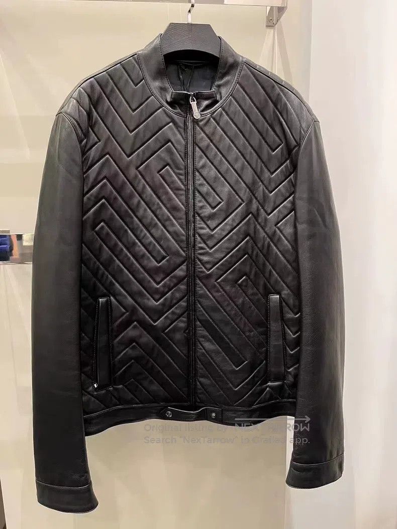 Versace Versace Men's leather clothes Size US XL / EU 56 / 4 - 1 Thumbnail
