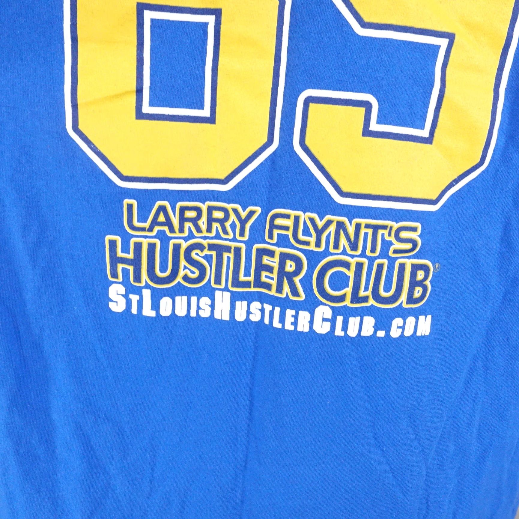 Gildan Vintage Larry Flynt's Hustler Club St Louis Blues Hockey World Champions T-Shirt 2XL Mens Size US XXL / EU 58 / 5 - 5 Thumbnail