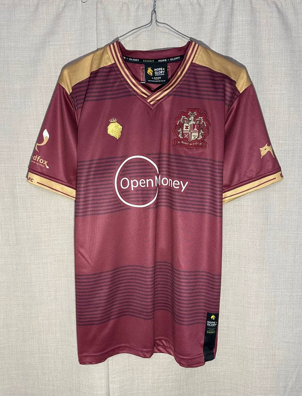Other Bury Away Football Shirt 2020 2021 jersey Hope Glory Eco Kit Size US L / EU 52-54 / 3 - 1 Thumbnail