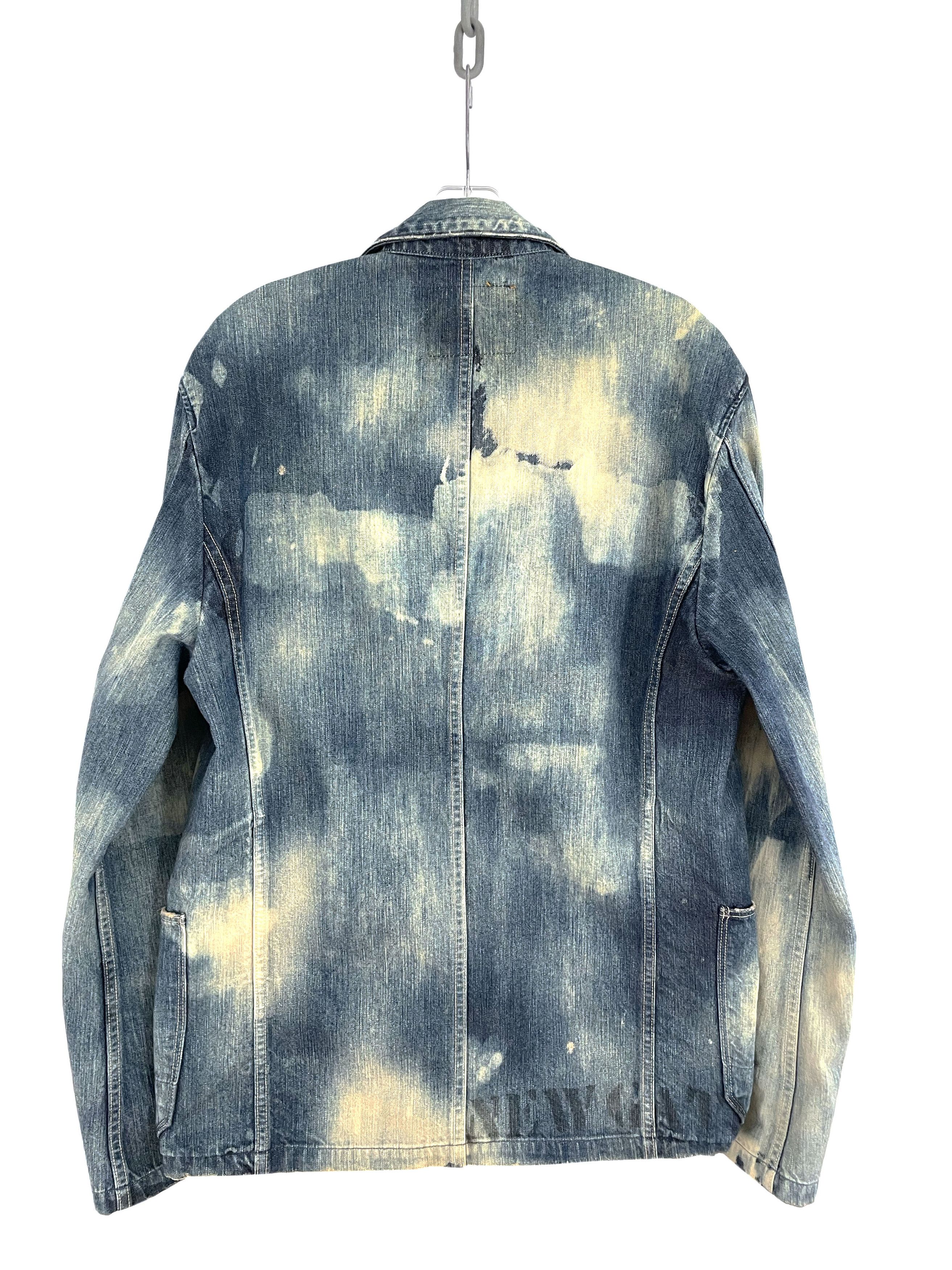 Kapital Distressed Denim Jacket Size US XL / EU 56 / 4 - 10 Thumbnail