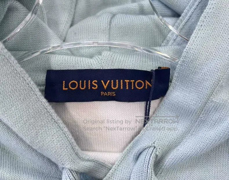 Louis Vuitton Louis Vuitton Blue gradient presbyopic full logo hooded sw Size US XS / EU 42 / 0 - 4 Thumbnail