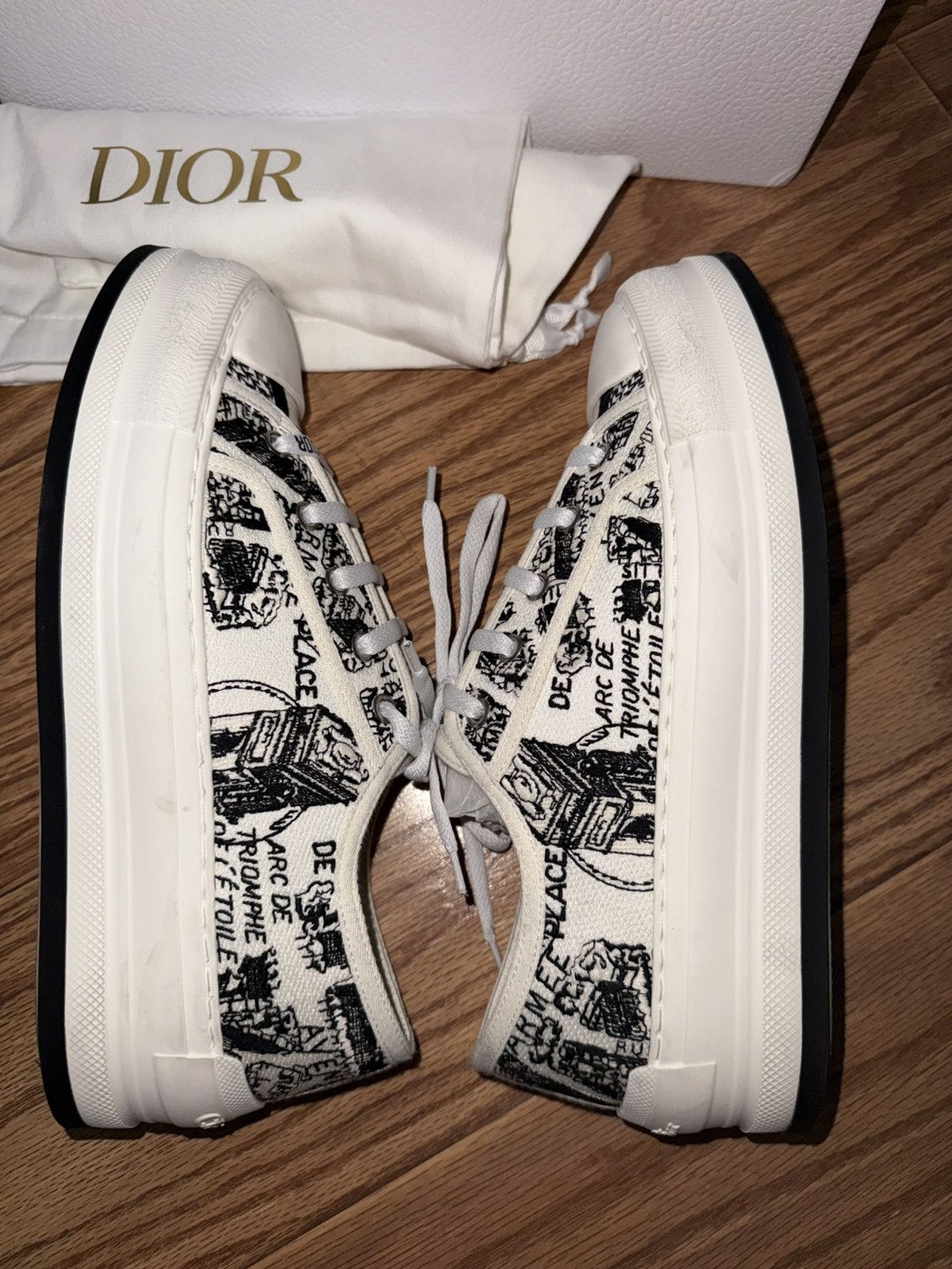 Dior Dior Women's Walk'n'Dior Platform Cotton Sneaker Size US 8 / IT 38 - 8 Thumbnail