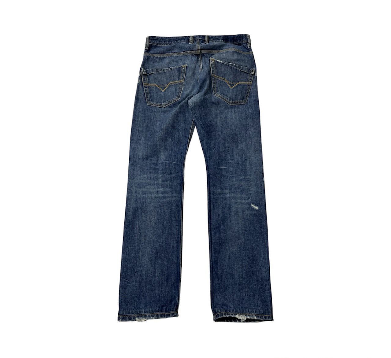 Diesel × Vintage Vintage Diesel krooley y2k distressed denim jeans pants Size US 30 / EU 46 - 2 Thumbnail