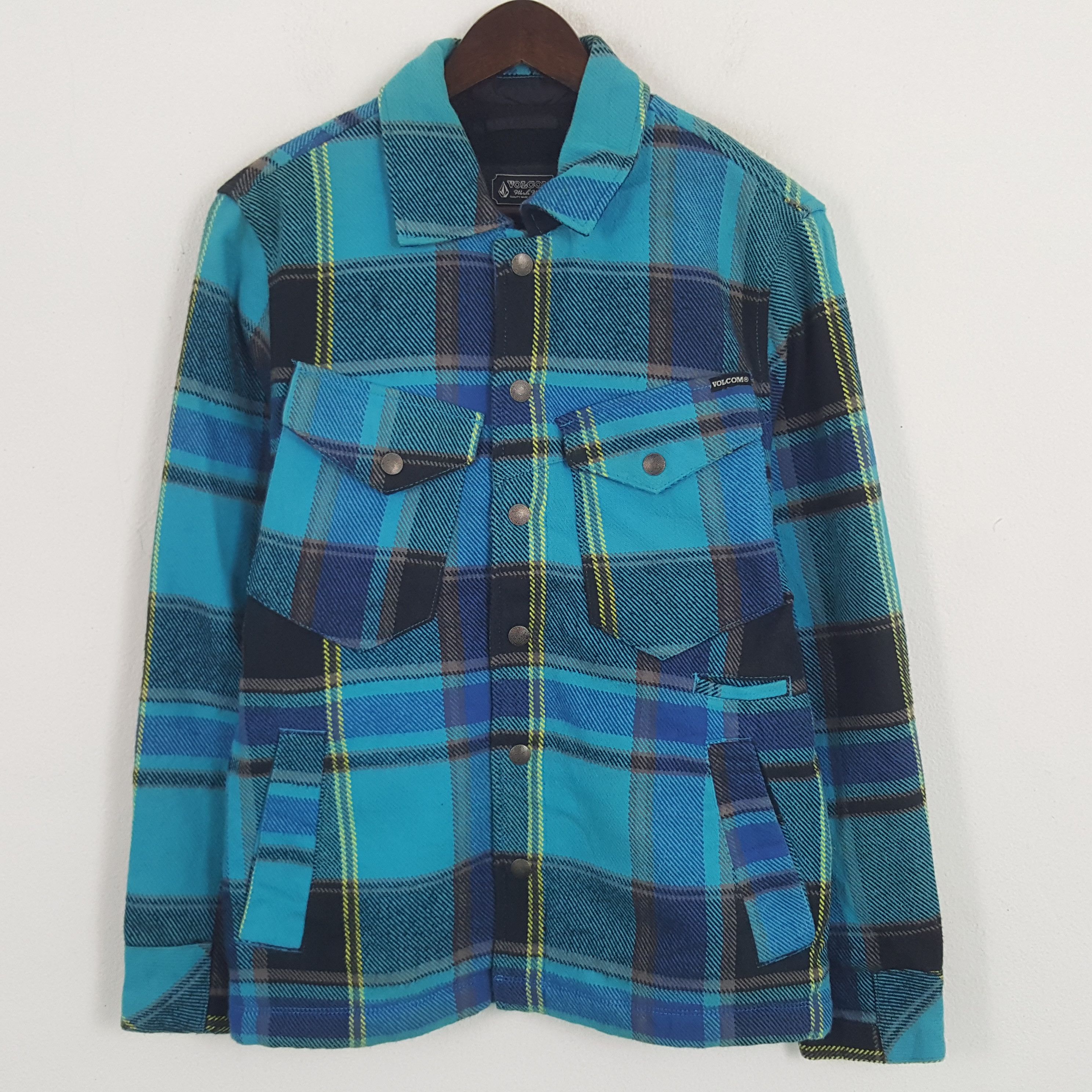 Vintage × Volcom Vintage Volcom Fleece Button Jacket Size US M / EU 48-50 / 2 - 1 Thumbnail