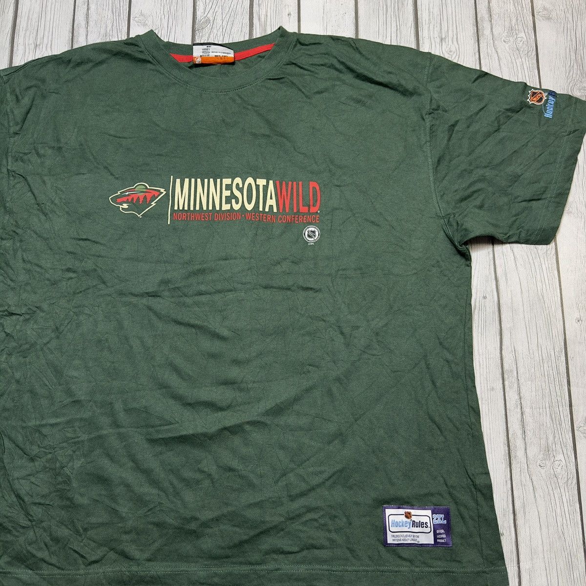 NHL × Vintage Vintage Minnesota Wild tee Size US XXL / EU 58 / 5 - 3 Thumbnail