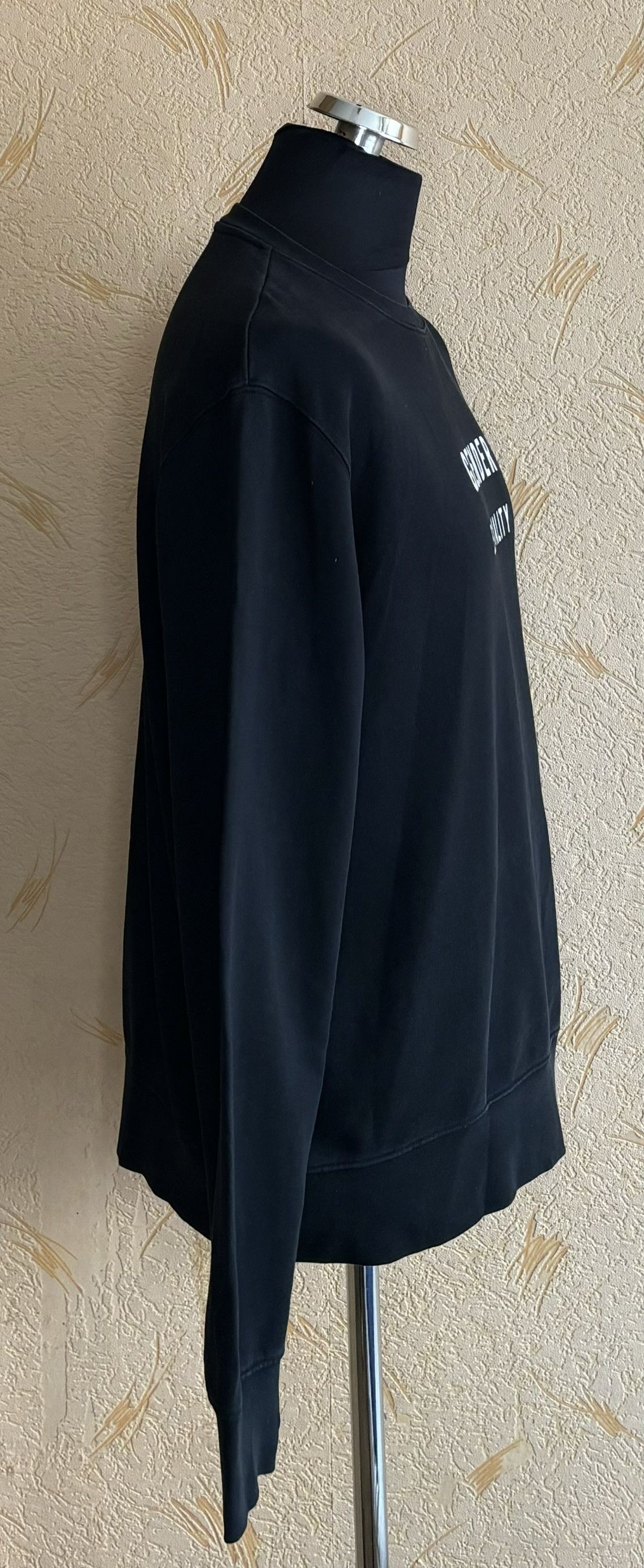 Acne Studios Acne Studios Gender Equality black sweatshirt size L Size US L / EU 52-54 / 3 - 4 Thumbnail