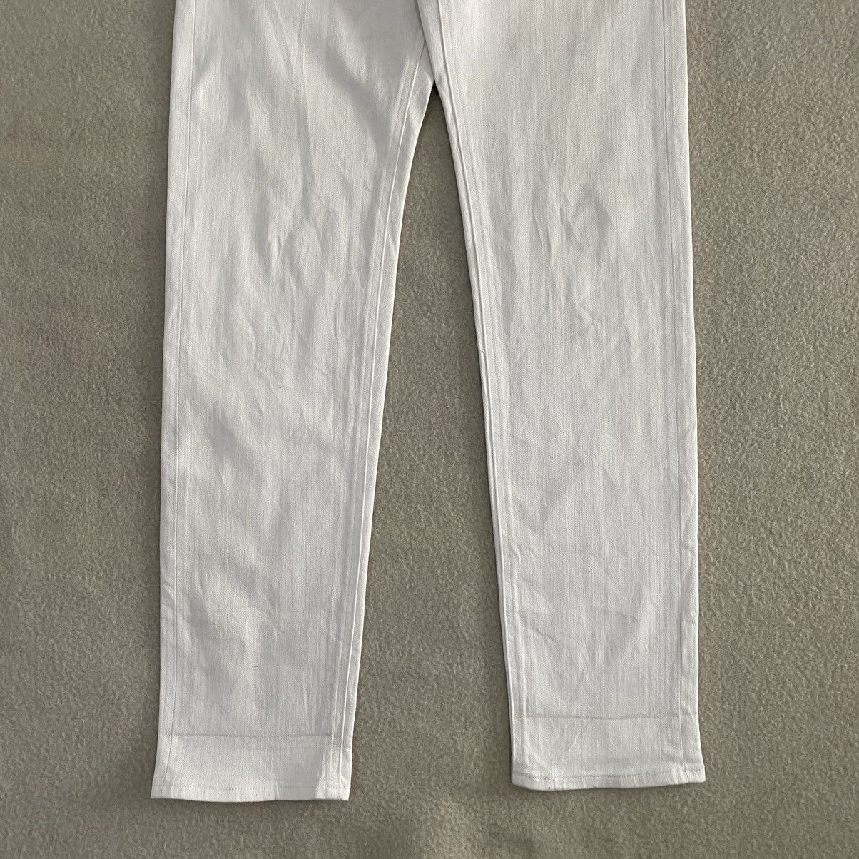 Japanese Brand × Jil Sander × Uniqlo Uniqlo x Jil Sander Dirty White Stretchable Jeans w32 Size US 32 / EU 48 - 3 Thumbnail