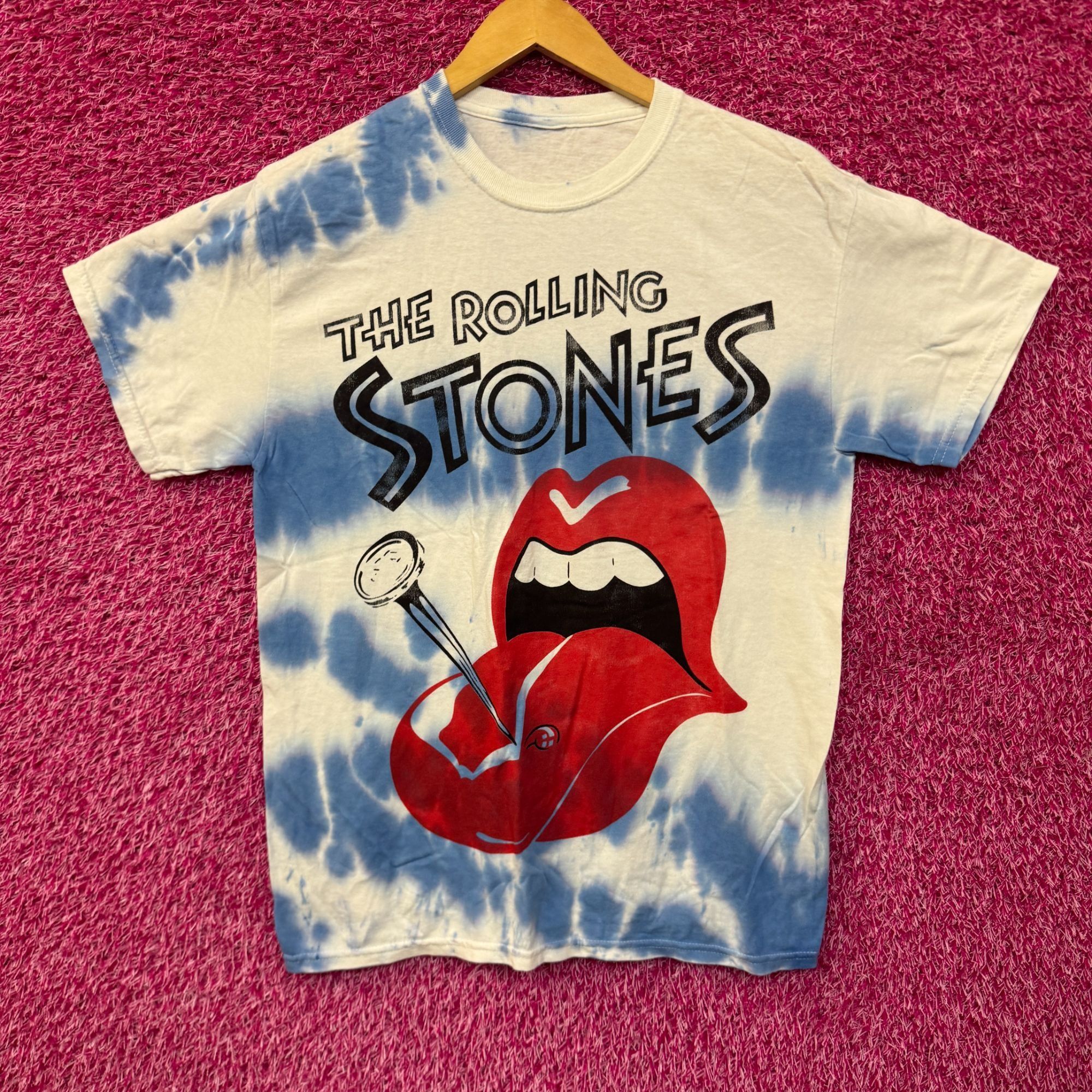 The Rolling Stones The Rolling Stones Nailed Tongue Hot Lips Rock Tie Dye M Size US M / EU 48-50 / 2 - 1 Thumbnail