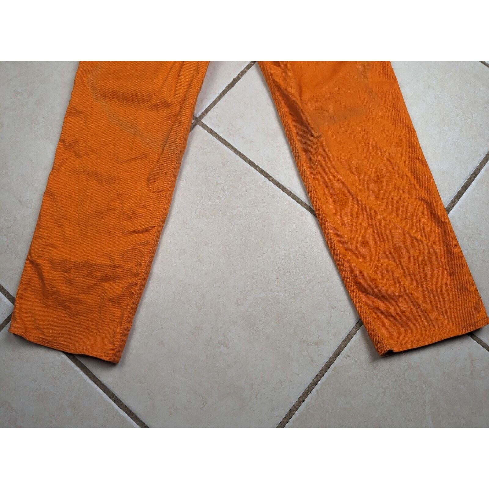 Other 1960's Cole of California Orange Denim Pants High Waist Size 34" / US 12 / IT 48 - 14 Thumbnail
