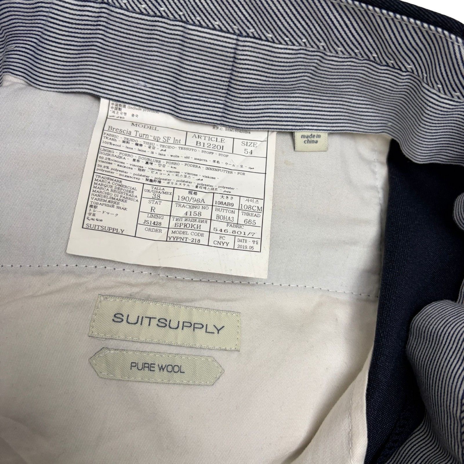 Vitale Barberis Canonico $400 Vitale Barberis Canonico Luxury Wool Dress Pants 38x30 Size US 38 / EU 54 - 5 Thumbnail