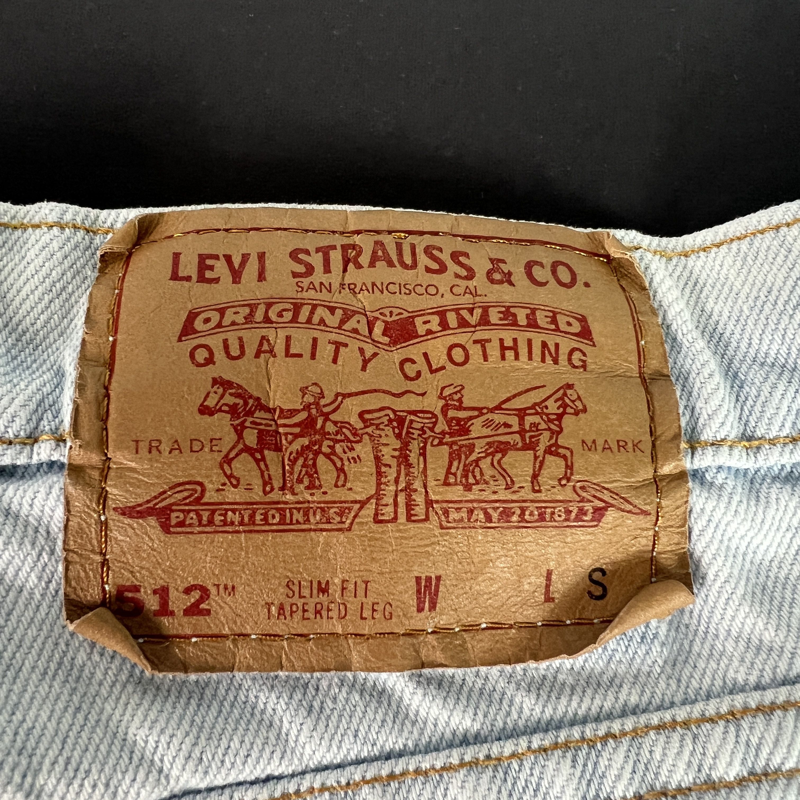 Levi's VTG 90s Levi's Jean 512 Slim Tapered Light Blue Faded Denim Size 30" / US 8 / IT 44 - 15 Thumbnail