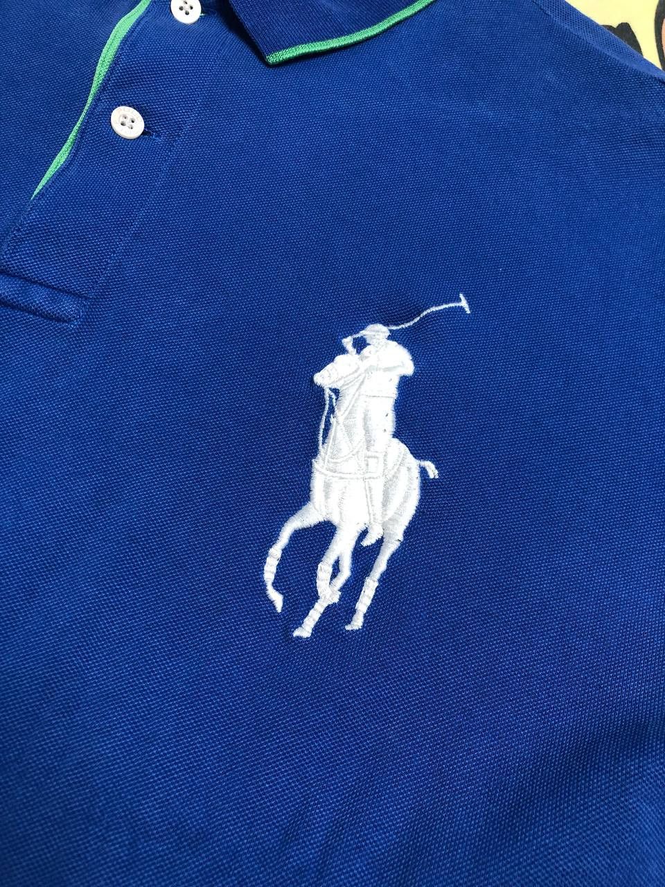 Polo Ralph Lauren × Vintage Chief Keef Polo Ralph Lauren Big Logo Black Watch Polo Tee Size US L / EU 52-54 / 3 - 17 Thumbnail