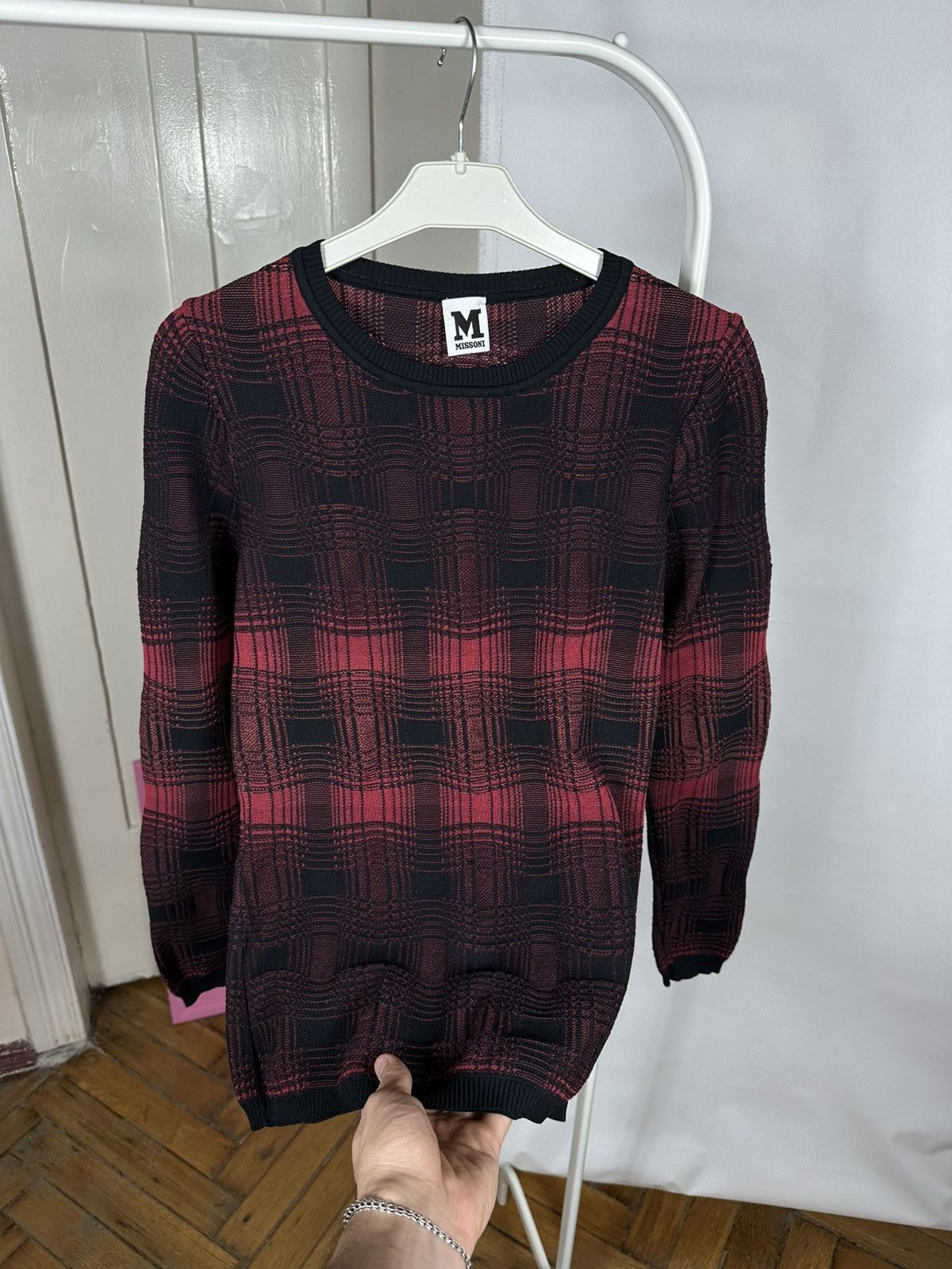 Missoni Missoni Top T-Shirt Check Pattern Size M / US 6-8 / IT 42-44 - 6 Thumbnail