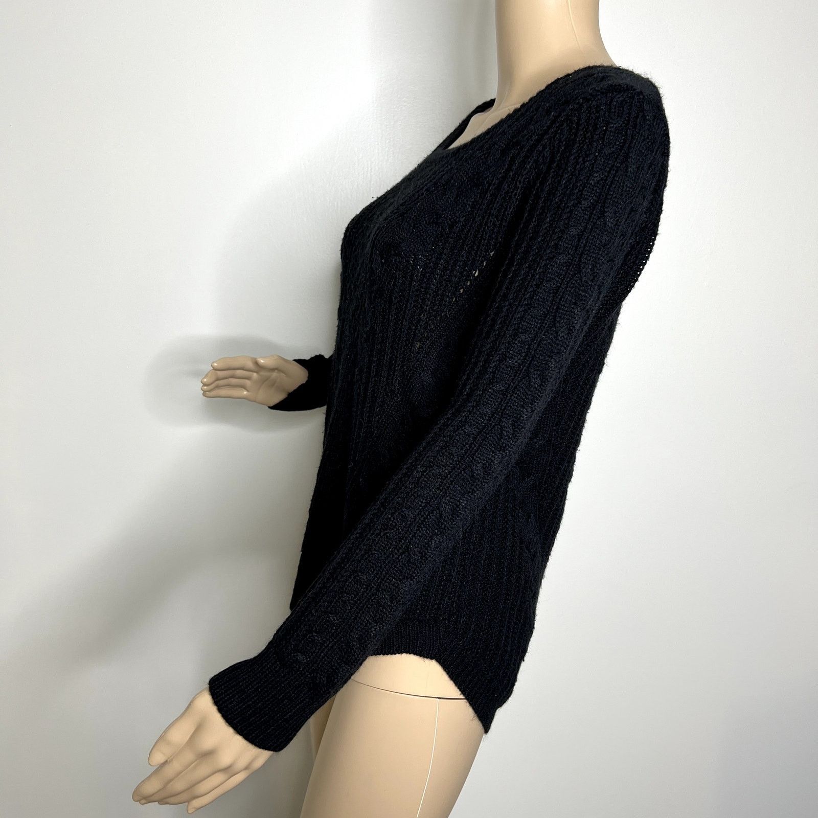 Other SO Black Perfect Pullover Knit Crewneck Sweater Size M / US 6-8 / IT 42-44 - 2 Thumbnail