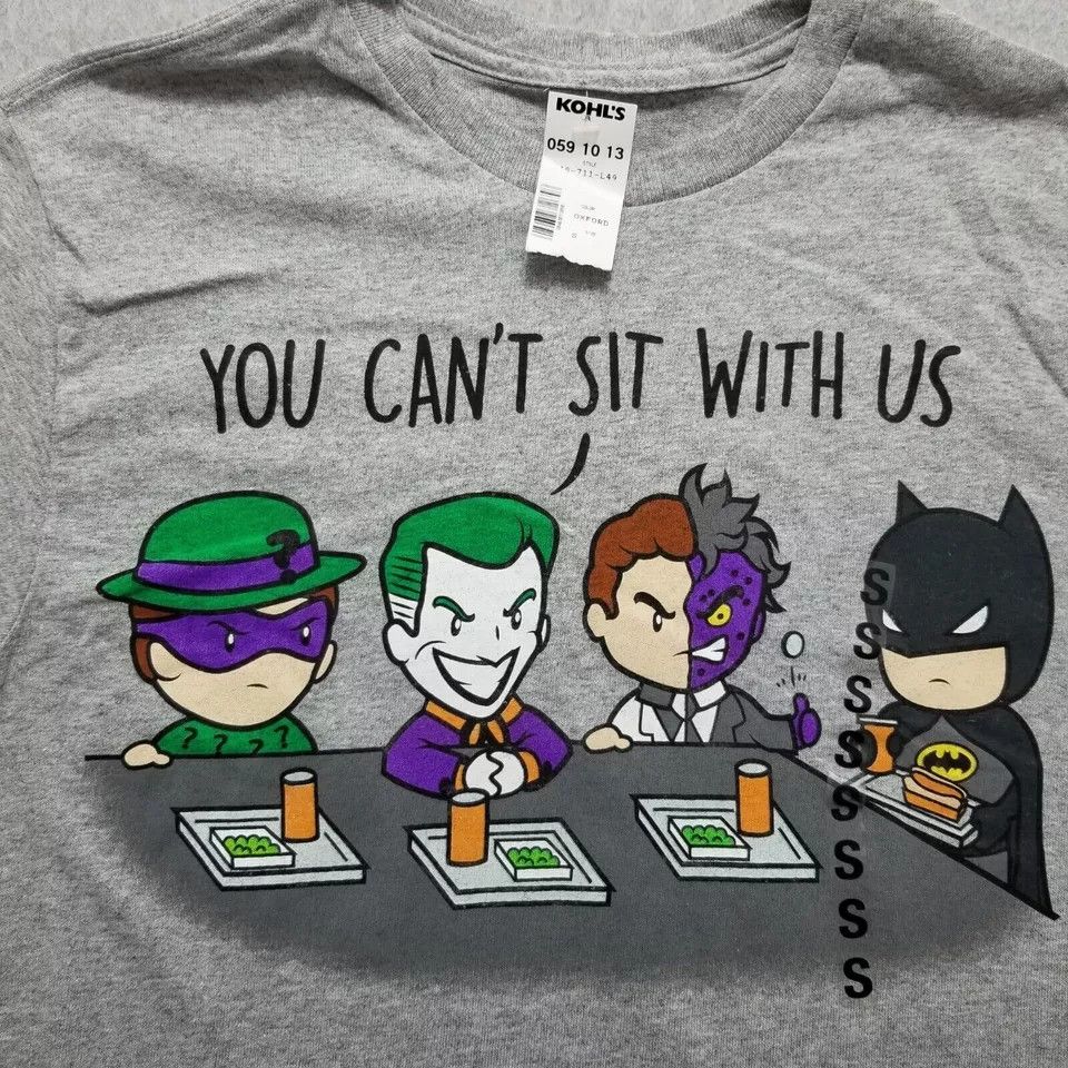 DC Comics Batman Shirt Mens Small Short Sleeve Crew Neck Cotton Blend Size US S / EU 44-46 / 1 - 4 Thumbnail
