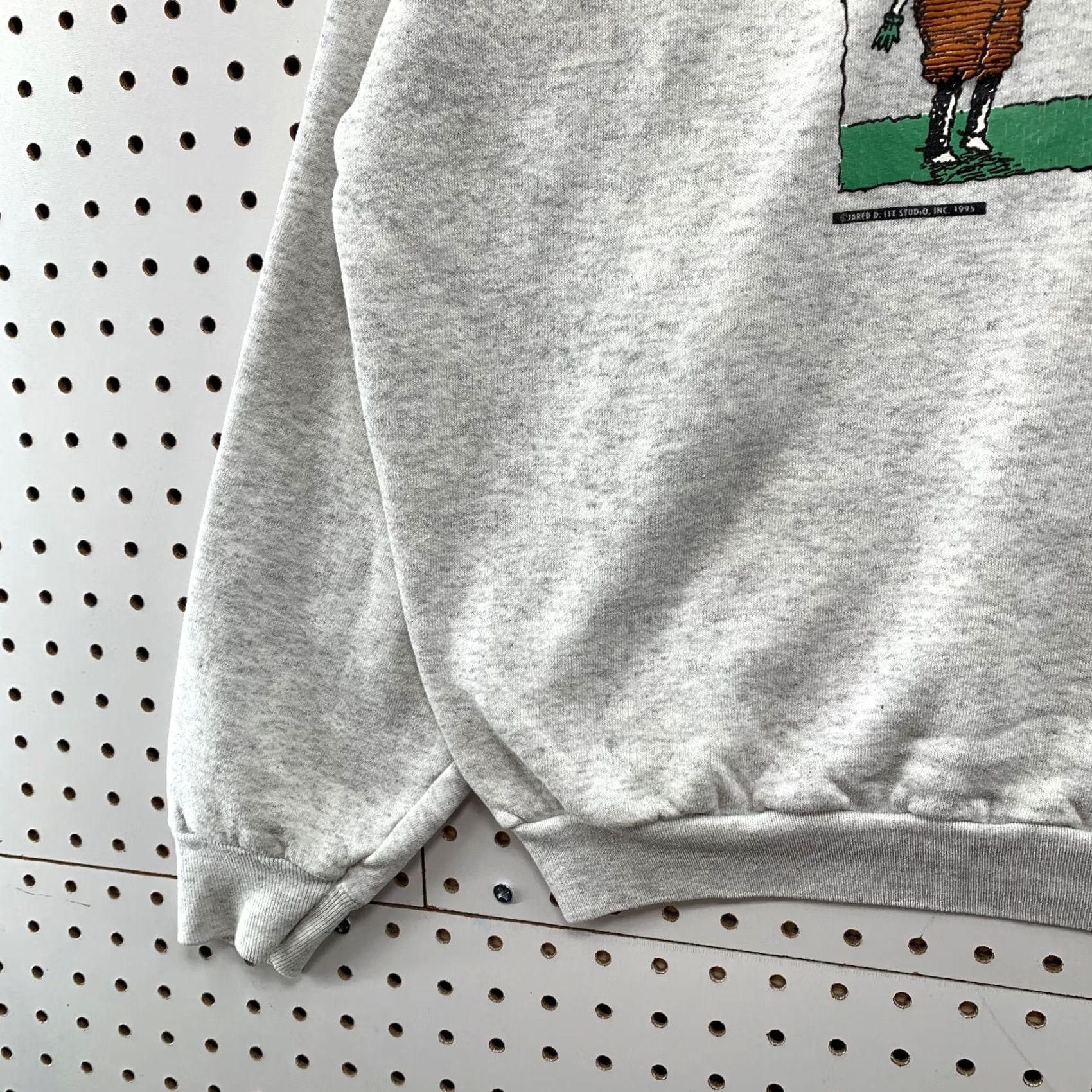 Lee VINTAGE Nike Shirt Mens XL Gray 90s Funny Horse Arm And Leg Joke Crewneck Sweatshirt Fleece USA Size US XL / EU 56 / 4 - 6 Thumbnail