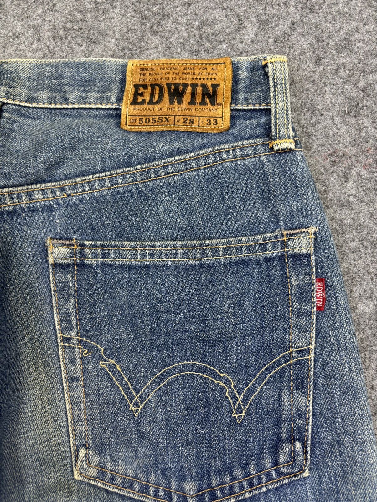 ?Vintage?Edwin 505SX Blue Wash Selvedge Denim F736