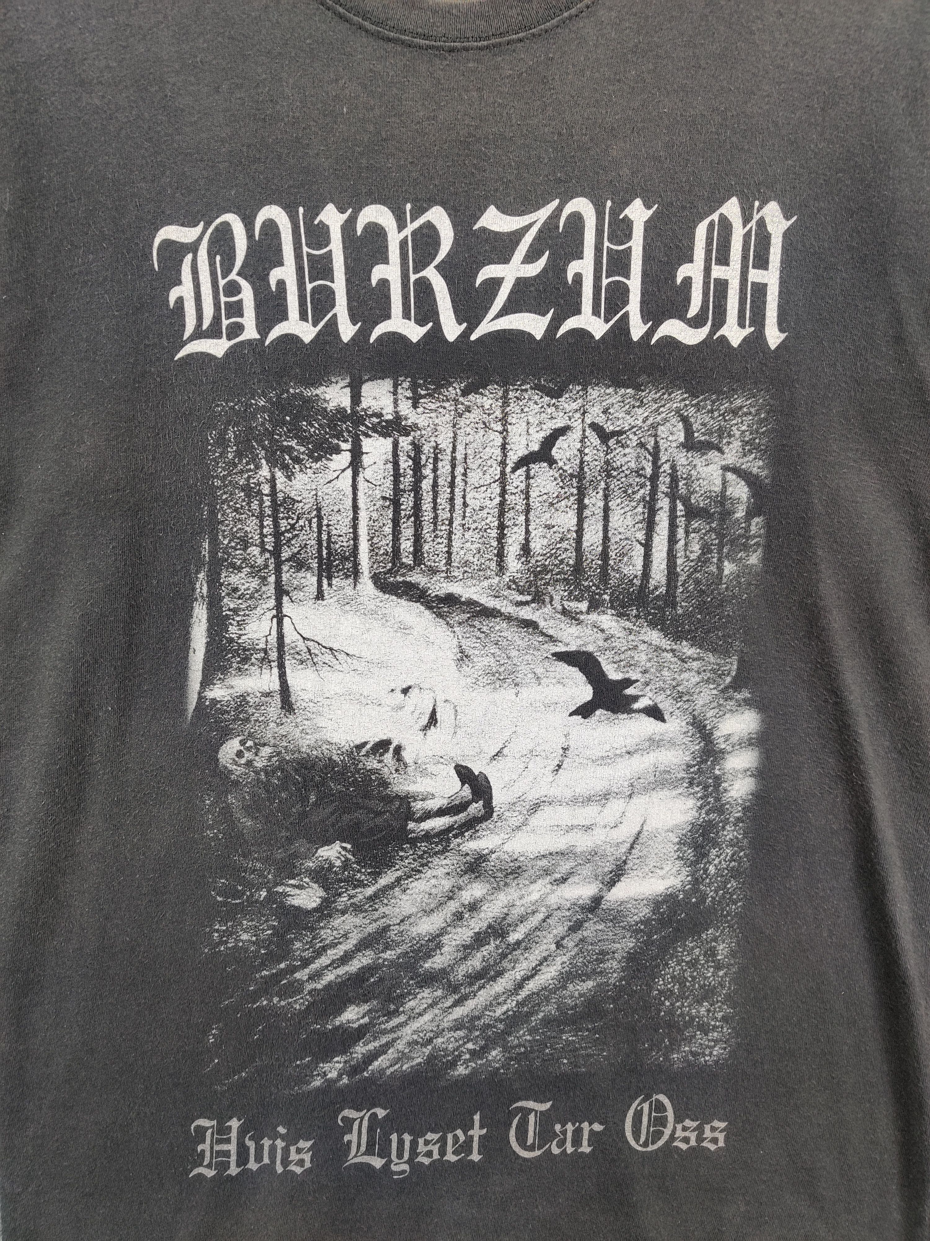 Band Tees Vintage Burzum Hvis Lyset Tar Oss Metal Band Tee Tshirt Size US M / EU 48-50 / 2 - 7 Thumbnail