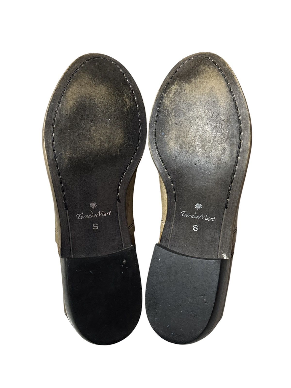 Tornado Mart TornadoMart Archived Taupe Leather Loafers Size US 6.5 / EU 39-40 - 4 Thumbnail