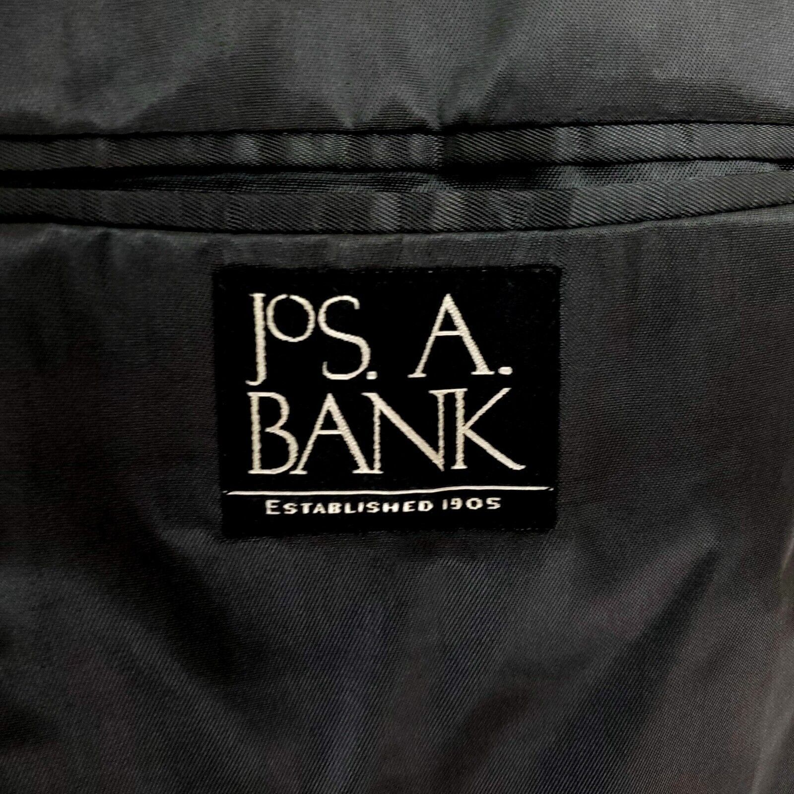 Jos. A. Bank Jos A Bank Wool 2 Button Blazer 48R or Slim Fit 50R Gray Twi Size 48R - 7 Thumbnail