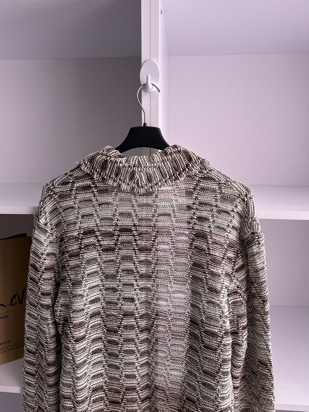Designer × Missoni × Vintage Vintage Missoni Sport Patterned Buttoned women’s Cardigan Size L / US 10 / IT 46 - 15 Thumbnail