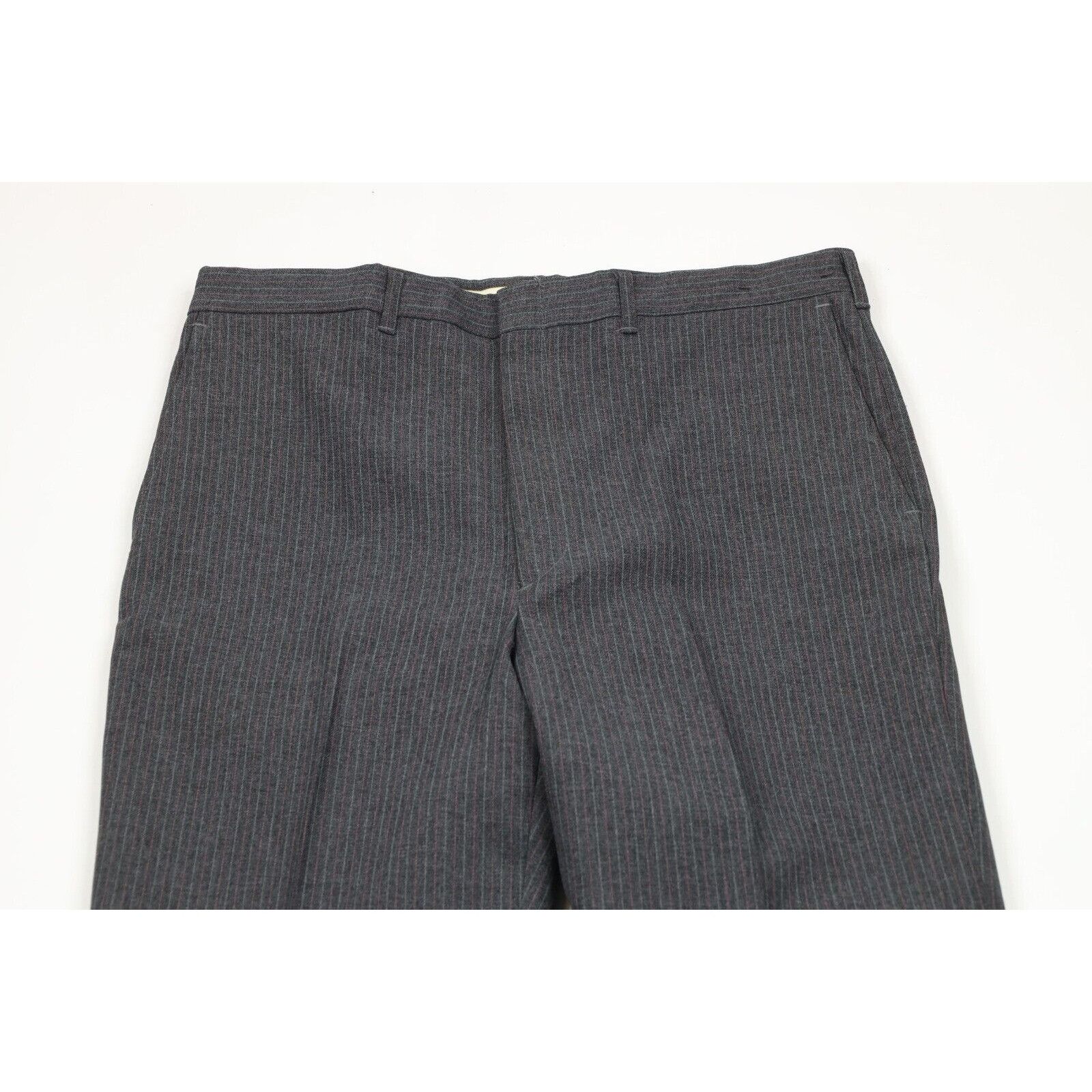 Vintage Vintage 70s Streetwear Wool Striped 2 Piece Wedding Suit Size 42R - 12 Thumbnail