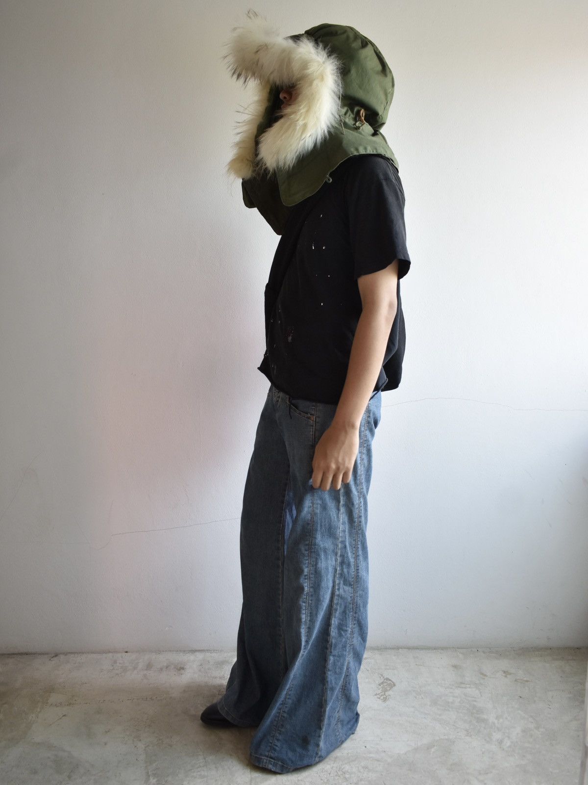 Vintage 70s Vintage Military Fur Hood Size ONE SIZE - 2 Thumbnail