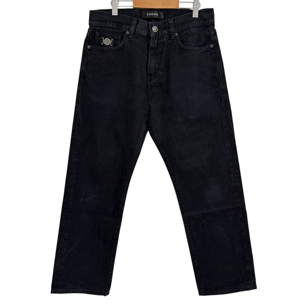 Versace Versace Medusa Button Denim Pants Denim Jeans DUTY FREE for USA