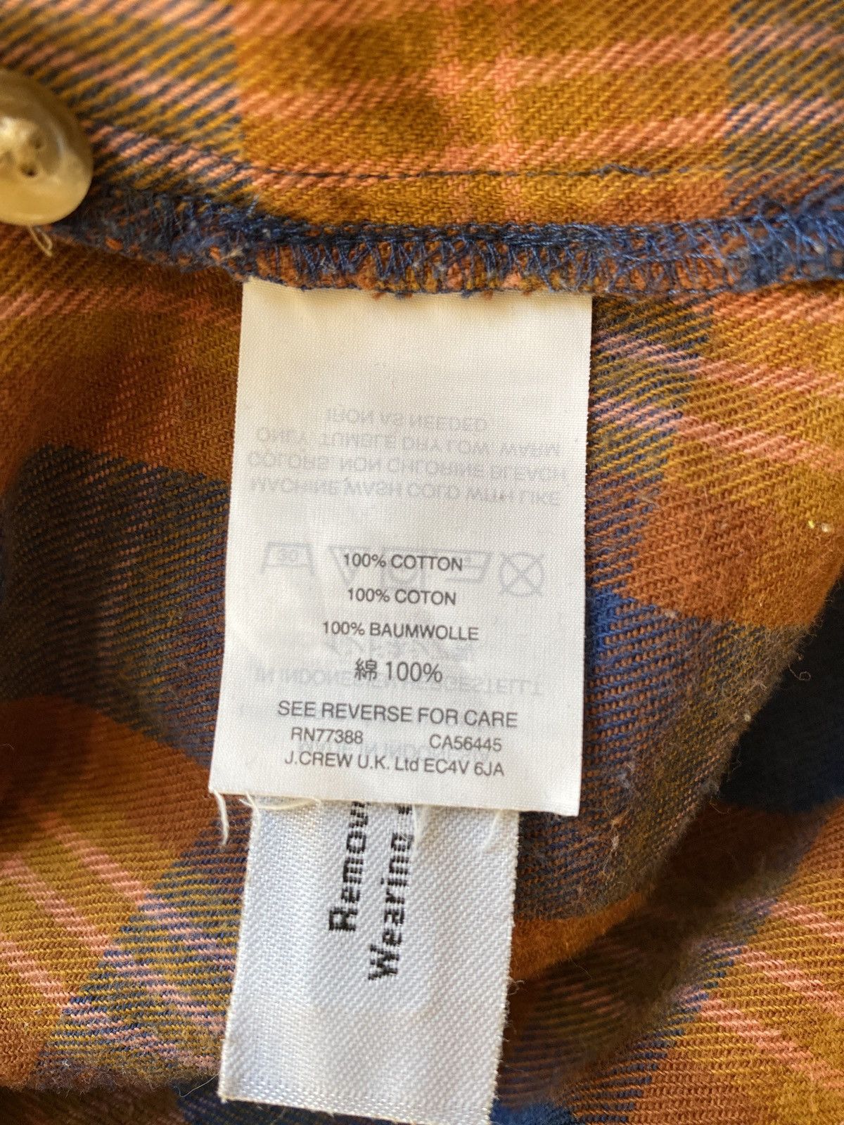 Madewell × Vintage Madewell Vintage Flannel Shirt 100% Cotton Sz M Size US M / EU 48-50 / 2 - 8 Thumbnail