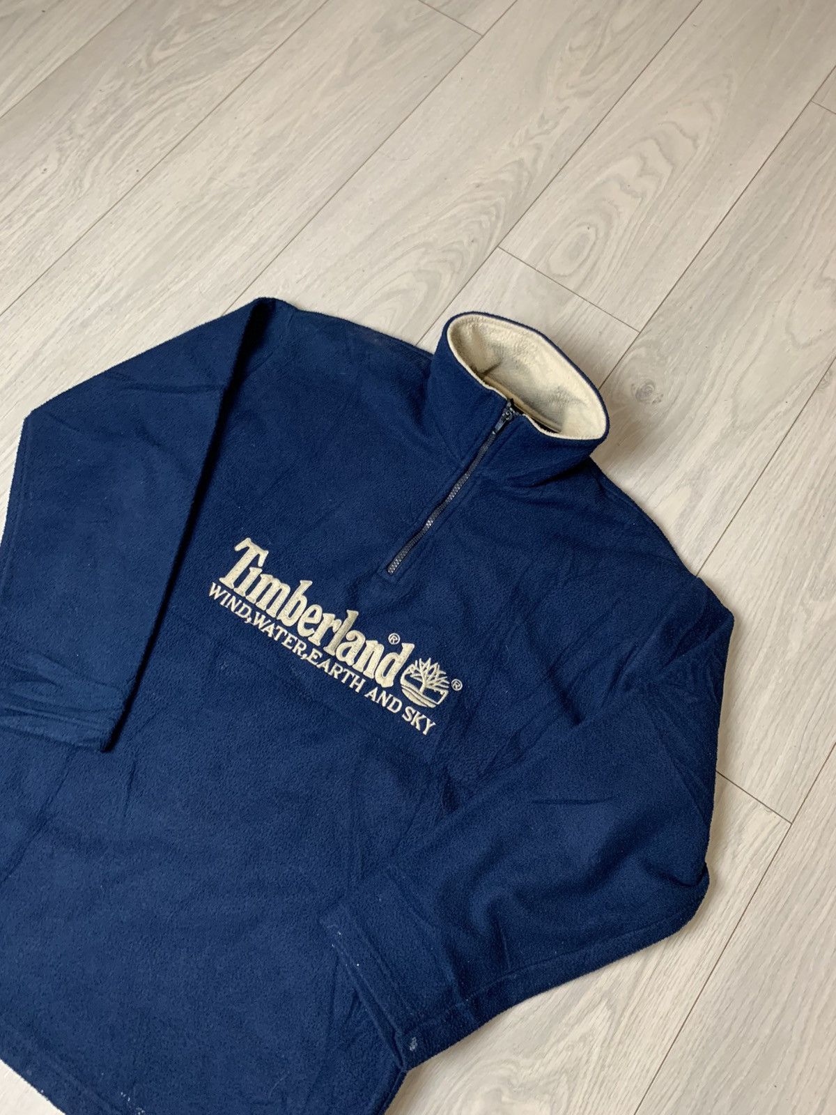 Timberland Vintage Fleece Timberland Y2K With Centre Logo Size US XL / EU 56 / 4 - 2 Thumbnail