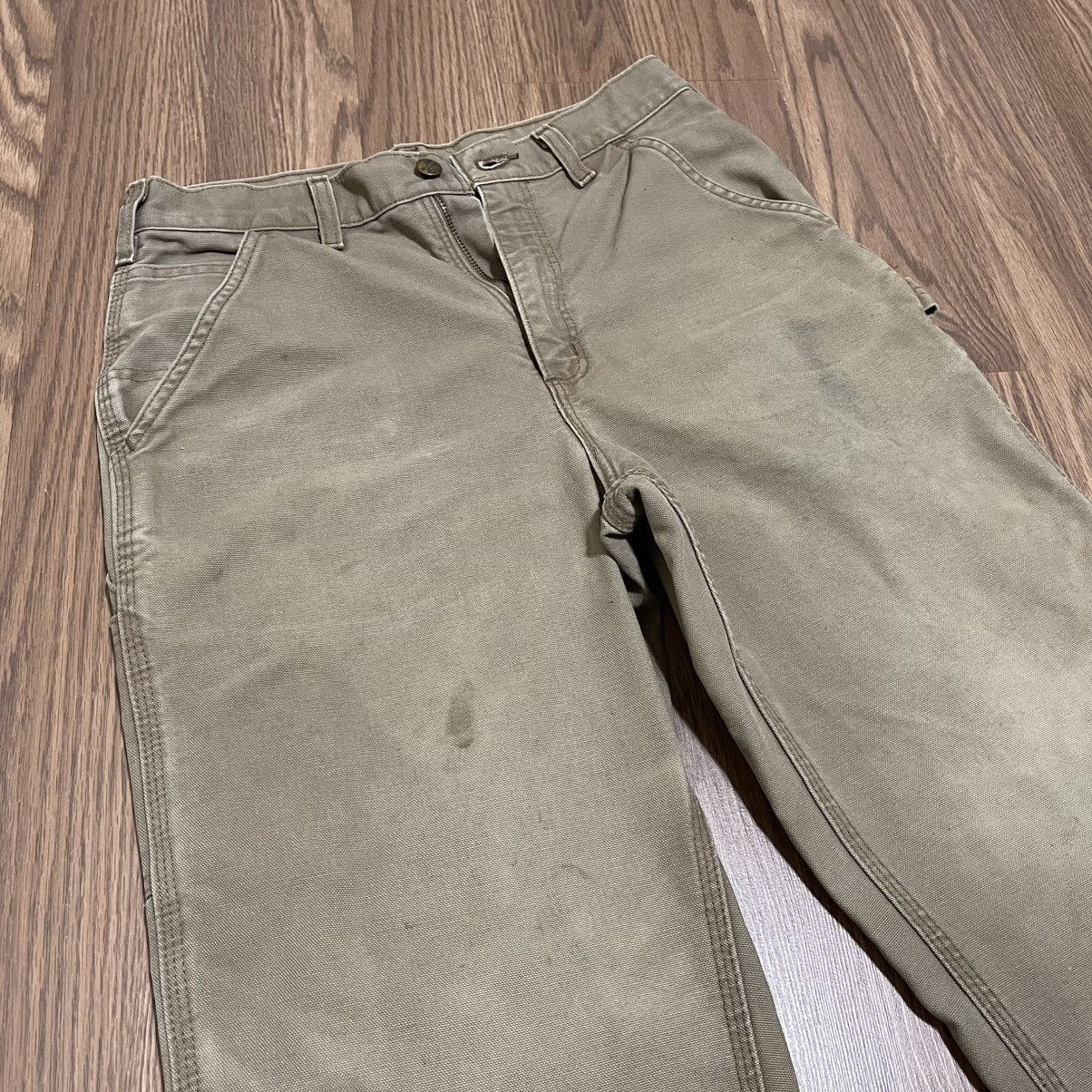 Carhartt BEIGE TAN CARHARTT CARPENTER 30 x 34 PANTS Size US 30 / EU 46 - 2 Thumbnail