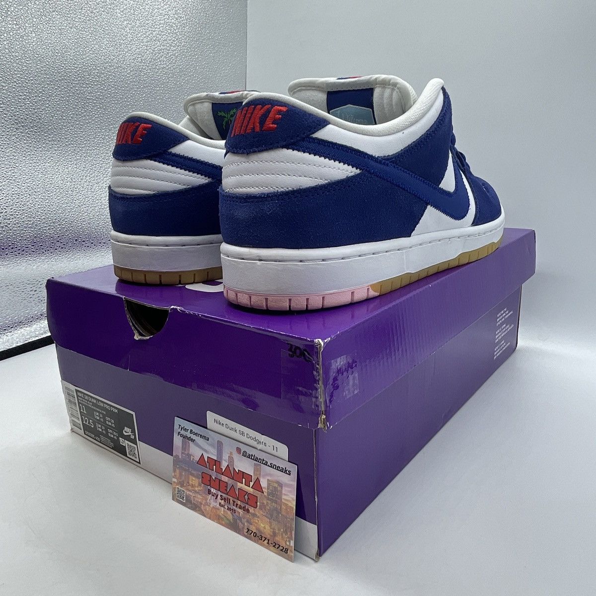Nike Dunk low SB Los Angeles dodger’s Size US 11 / EU 44 - 5 Thumbnail
