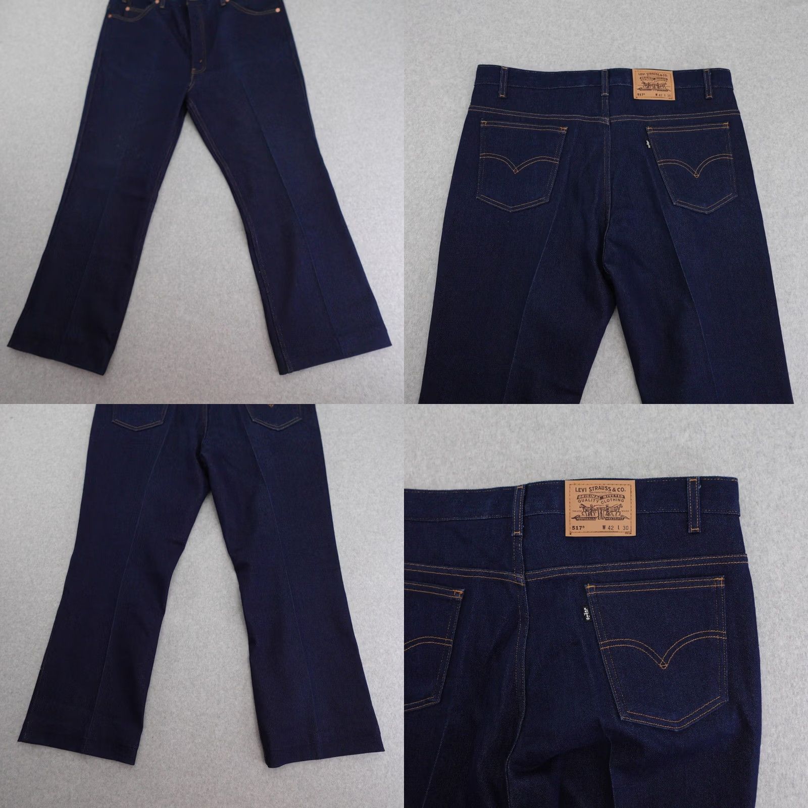 Levi's VINTAGE Levi’s 517 Pants Adult 42 42x28 Blue Denim Jeans Mens Size US 42 / EU 58 - 9 Thumbnail
