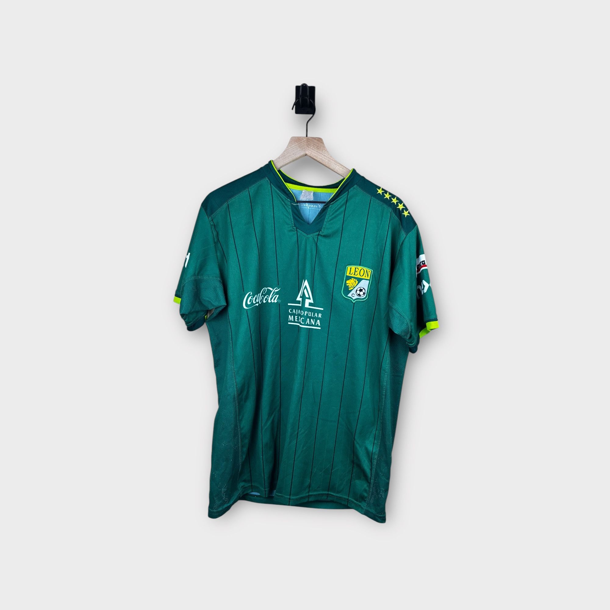 Vintage Caja Popular Mexicana Leon Blank Jersey Size US M / EU 48-50 / 2 - 1 Thumbnail
