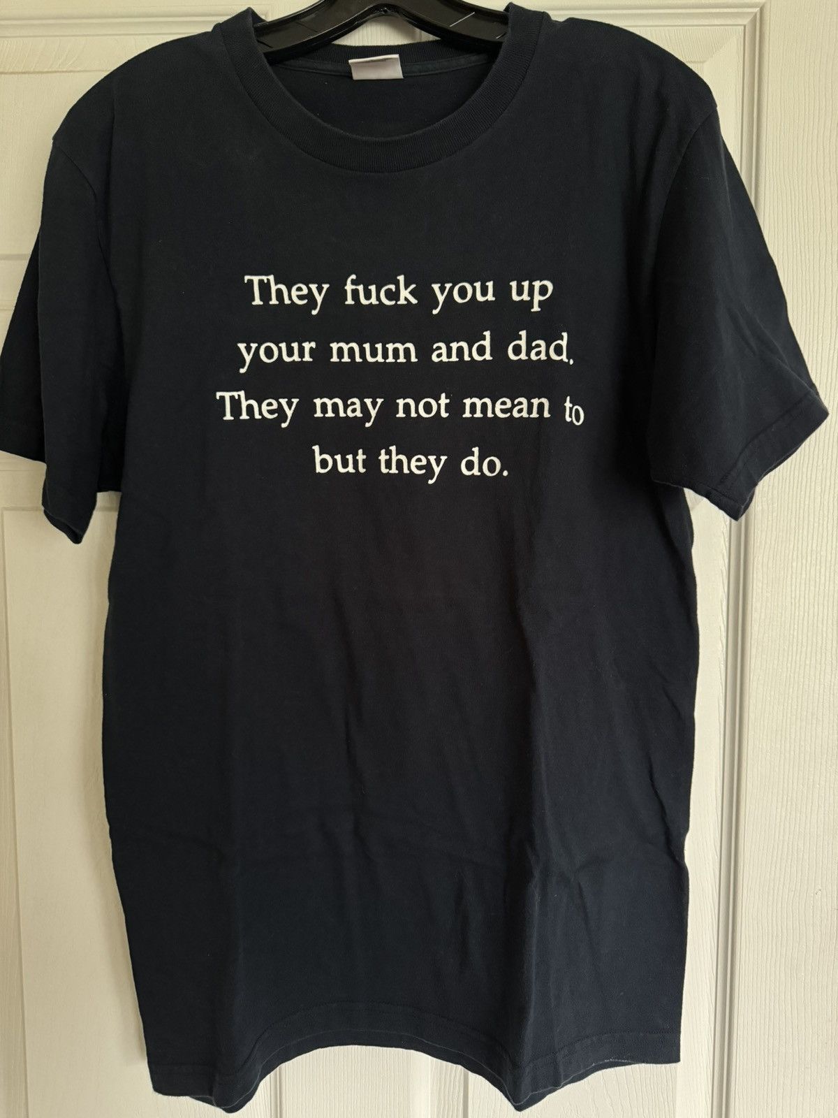 Supreme Supreme They Fuck You Up Tee in Navy Size M | Grailed