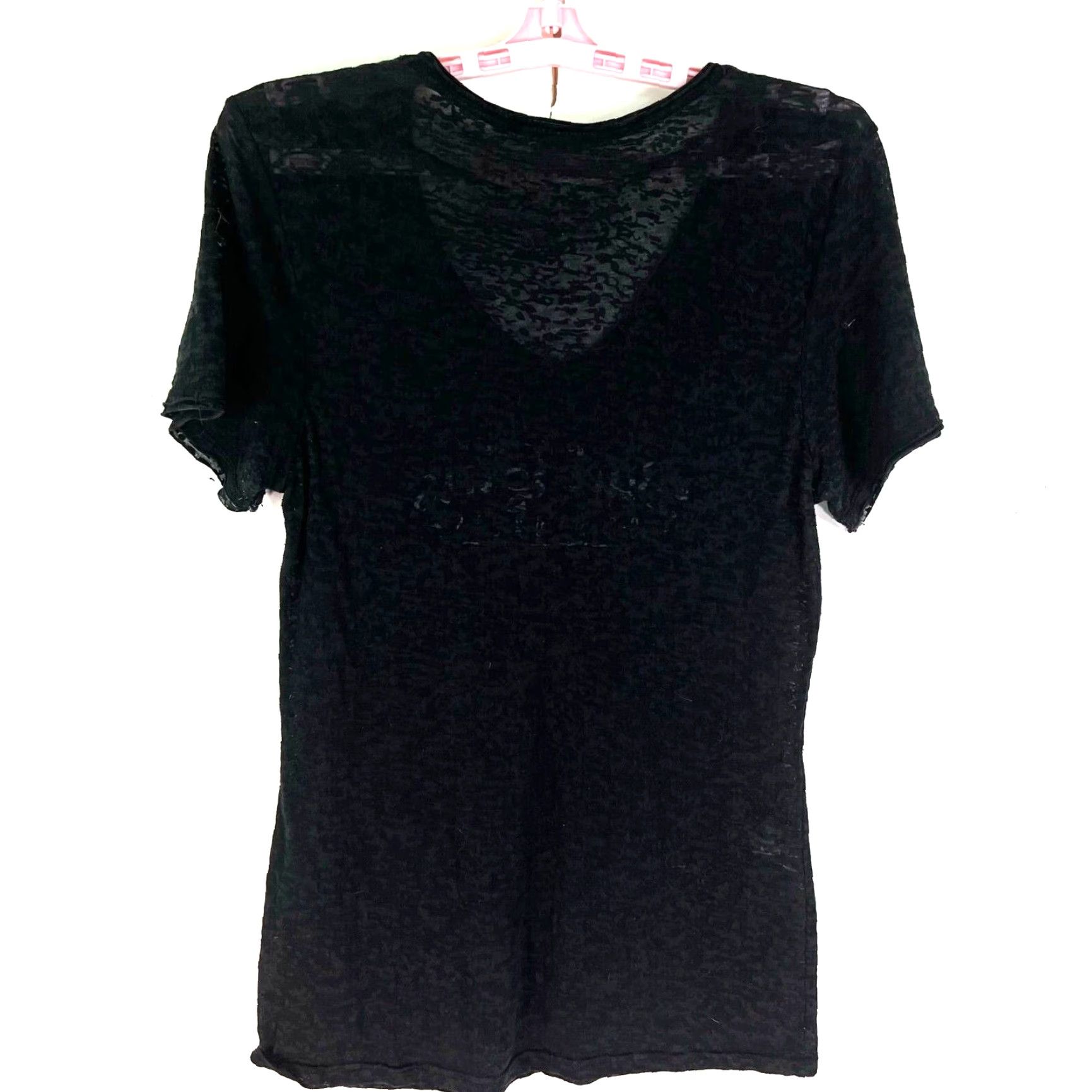 Vintage Lace Top Bad Girls Of Sturgis Rally Womens Size M Black V Neck Size M / US 6-8 / IT 42-44 - 5 Thumbnail