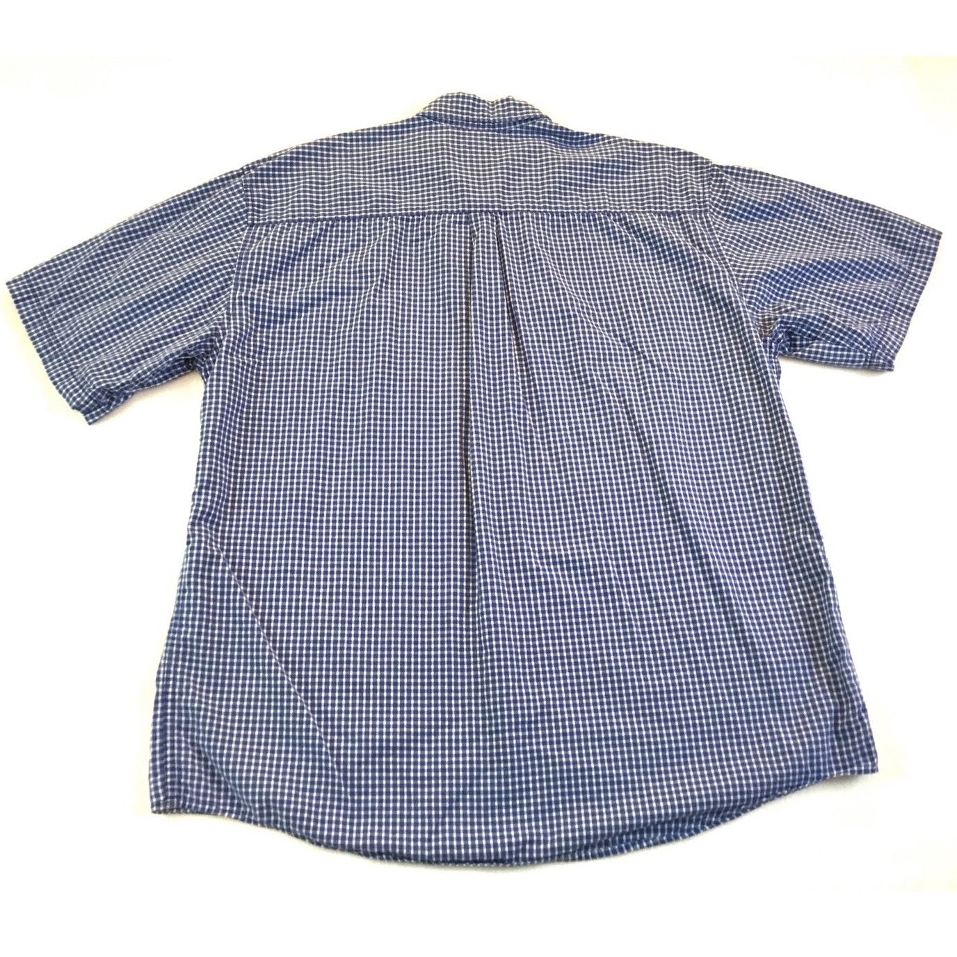 Aeropostale Aeropostale Blue White Check Short Sleeve Pocket Shirt Med Size US M / EU 48-50 / 2 - 4 Thumbnail