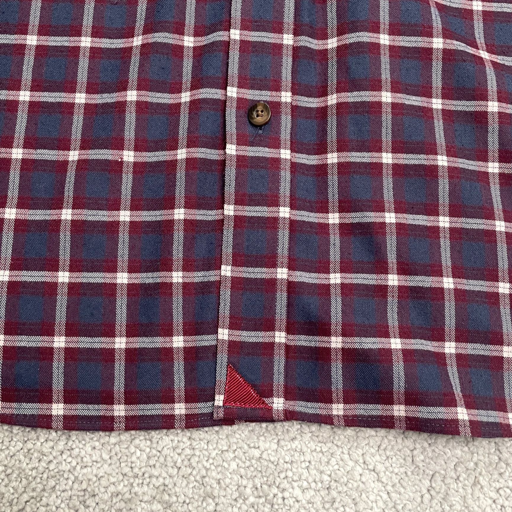 UNTUCKit UNTUCKit Flannel Shirt Mens XXL Multicolor Plaid Long Sleeve Button Down Casual Top Size US XXL / EU 58 / 5 - 6 Thumbnail