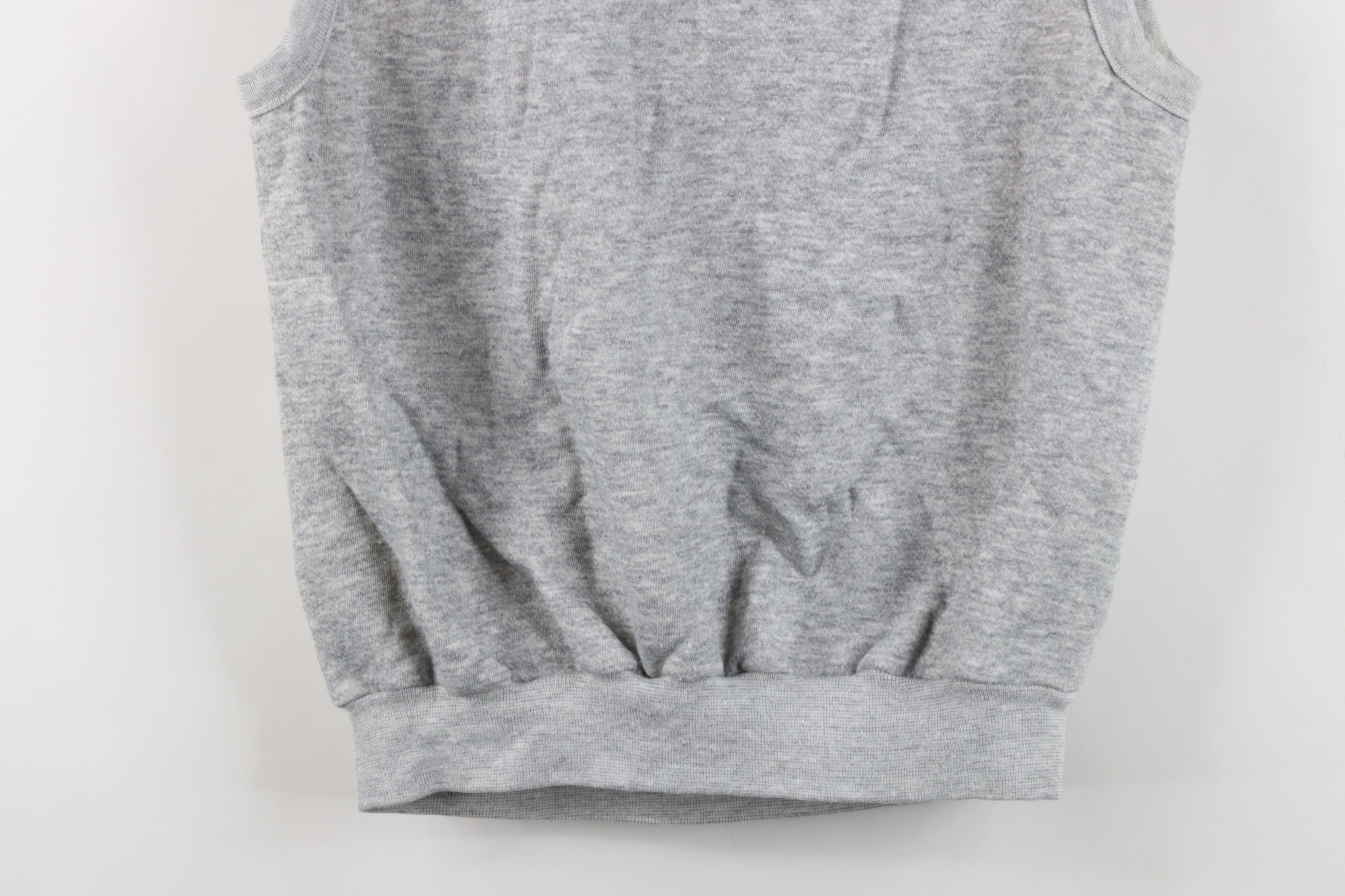 Vintage Vintage 70s Streetwear Sleeveless Sweatshirt Gray USA Size US S / EU 44-46 / 1 - 9 Thumbnail