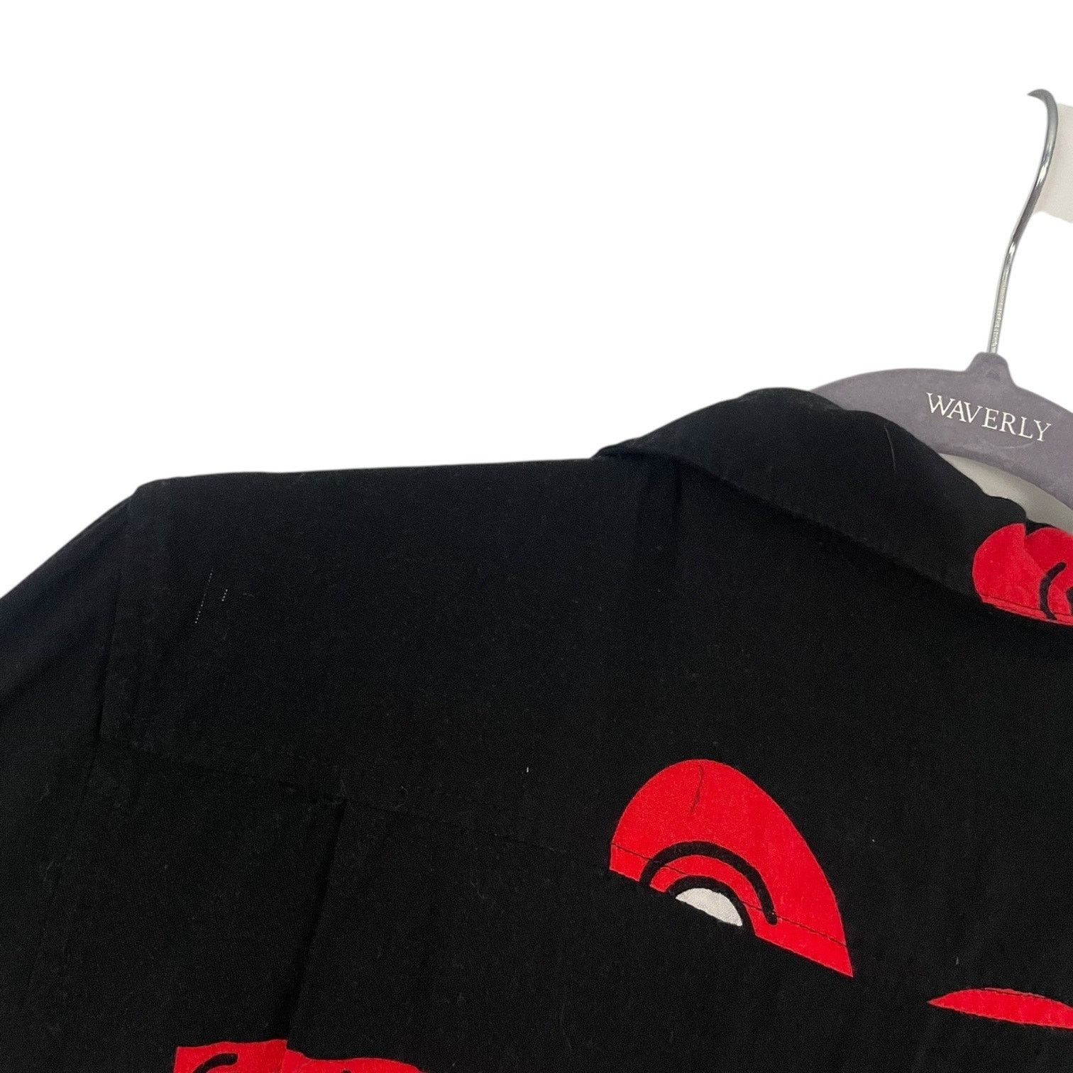 Keith Haring Keith Haring Black & Red Heart Short Sleeve Button Down Size S / US 4 / IT 40 - 5 Thumbnail