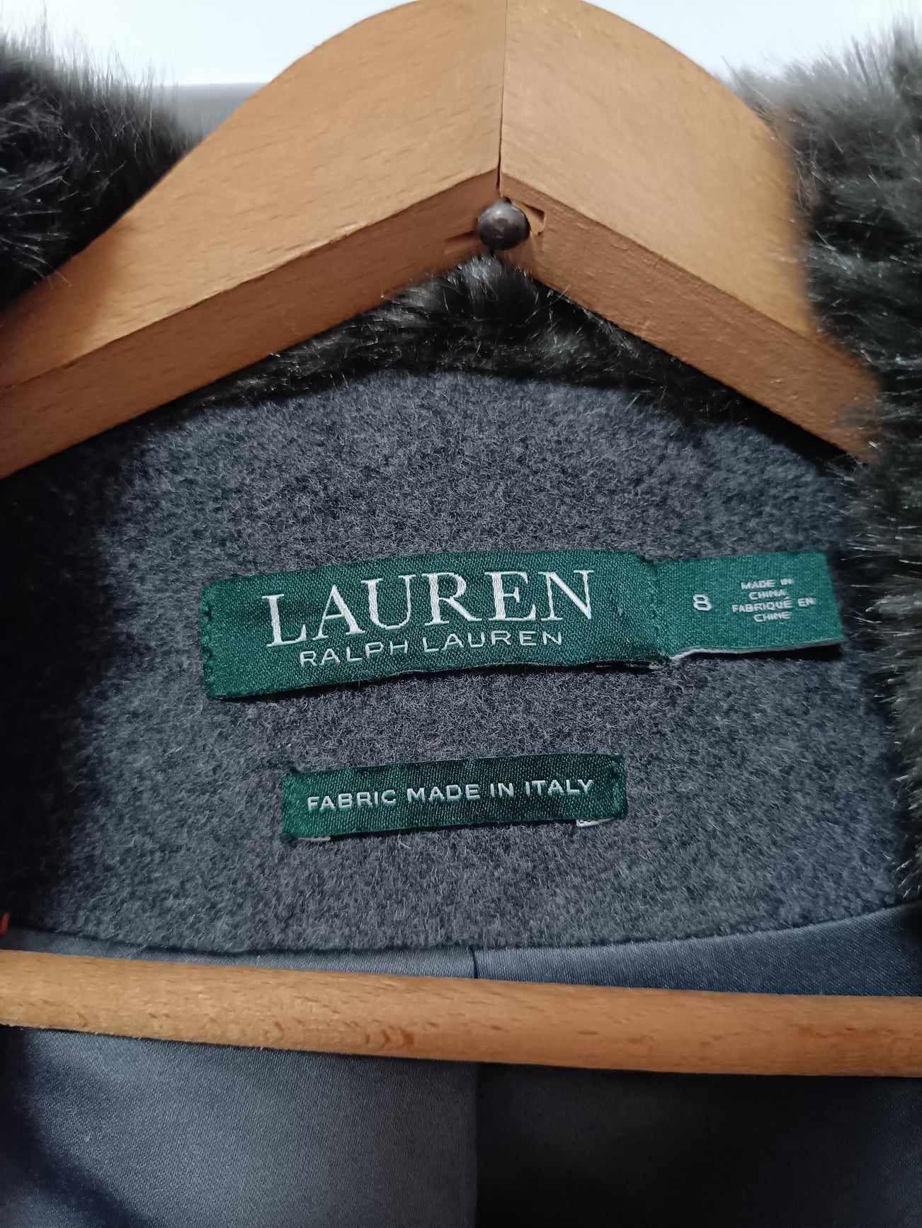 Ralph Lauren Ralph Lauren Blend Collar Shawl Coat Faux -fur Size S / US 4 / IT 40 - 2 Thumbnail